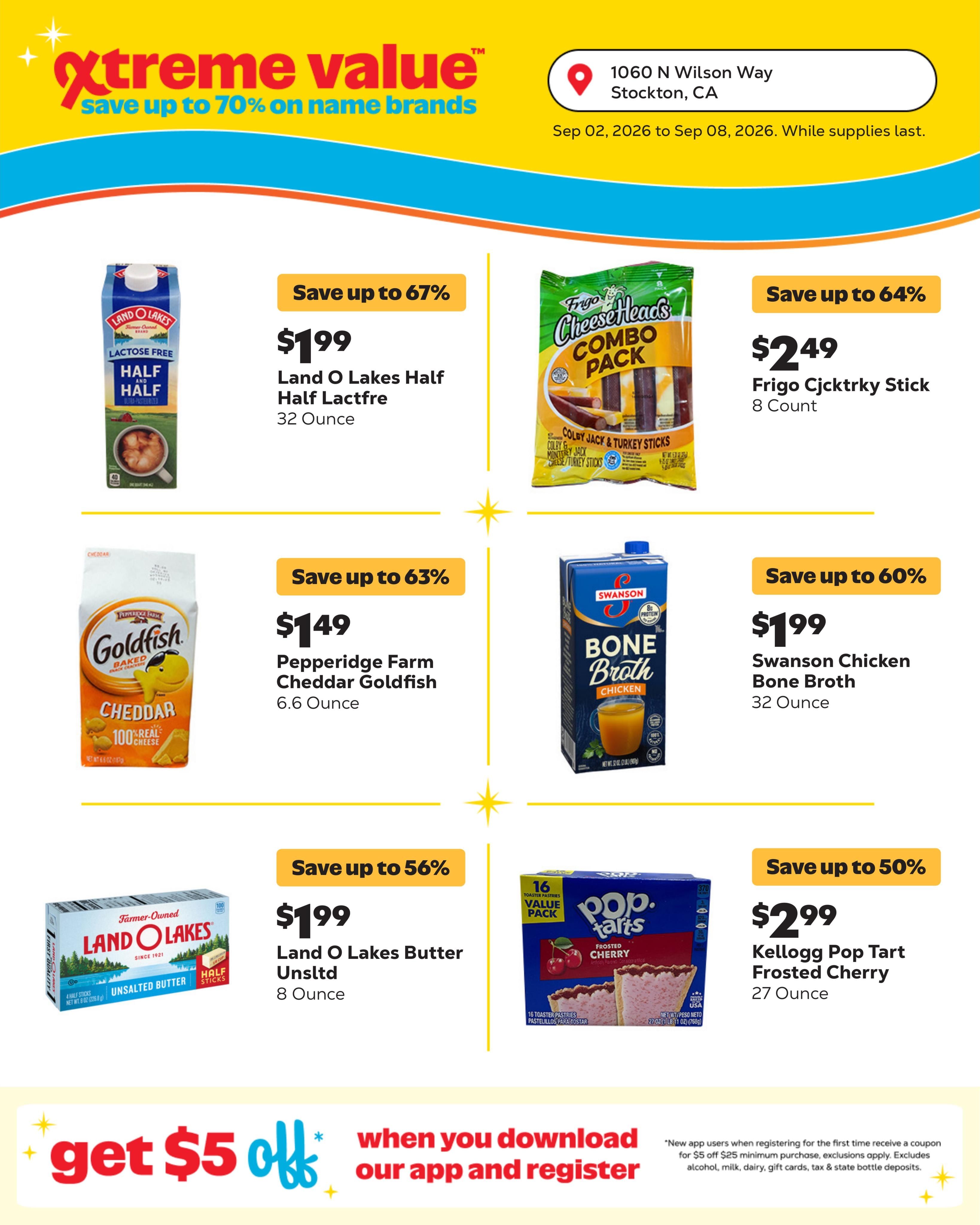 Grocery Outlet (Stockton Area, CA) Weekly Ad September 2 - 8, 2026
