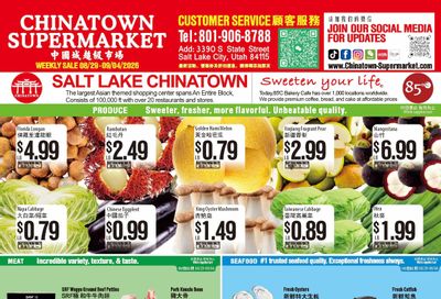 Chinatown Supermarket Weekly Ad August 29 - September 4, 2026