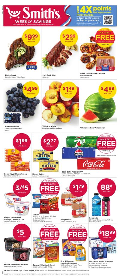 Smith's (Henderson Area, NV) Weekly Ad September 2 - 8, 2026