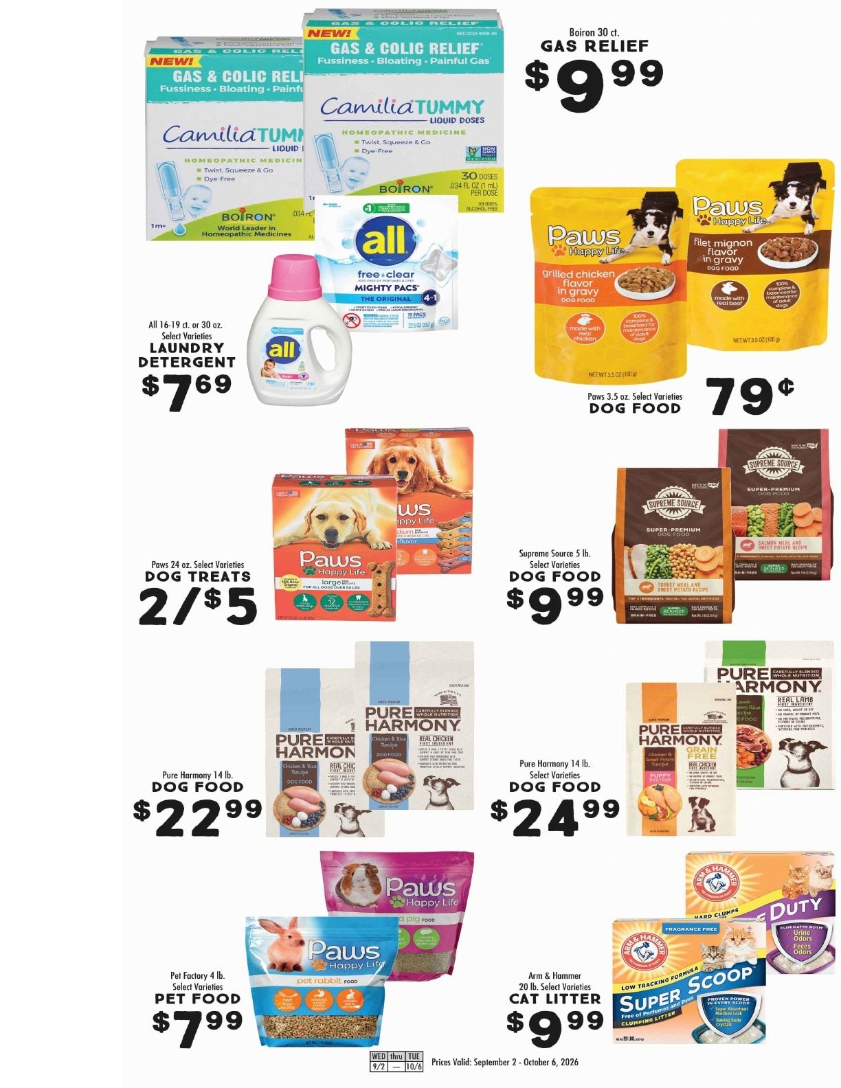 Quality Market Pet and Baby Savings Weekly Ad September 2 - October 6, 2026