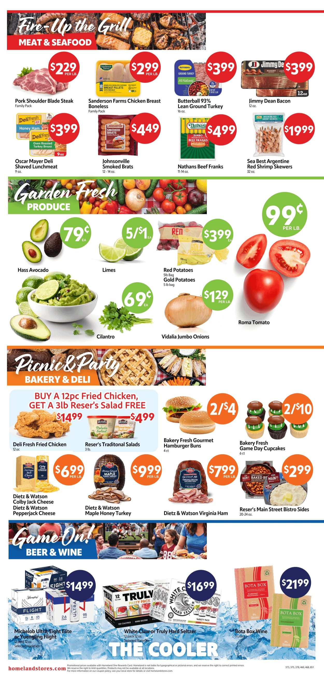 Homeland Stores (Perry and Ponca City, OK) Weekly Ad September 2 - 8, 2026