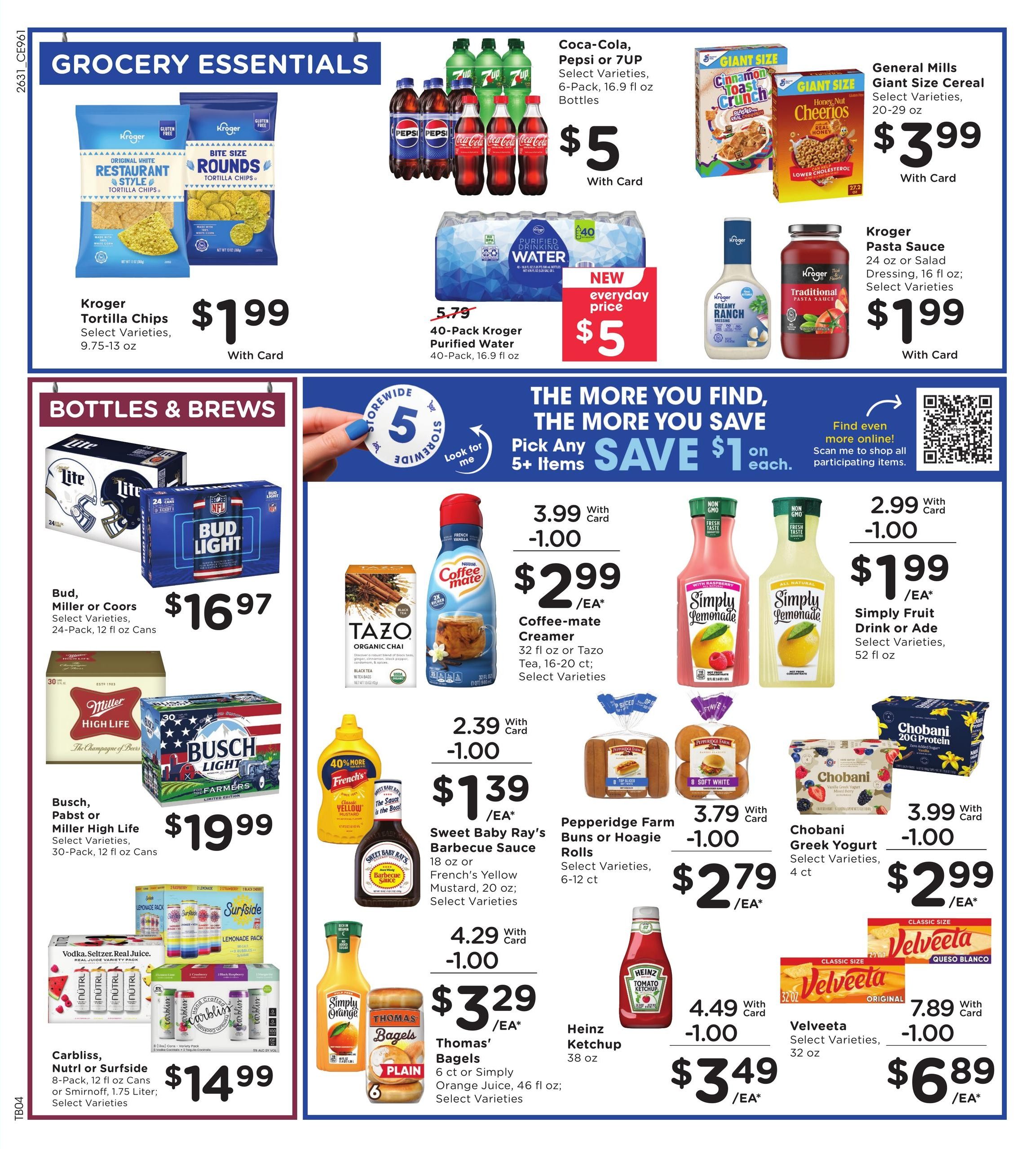 Kroger (Quincy Area, IN) Weekly Ad September 2 - 8, 2026