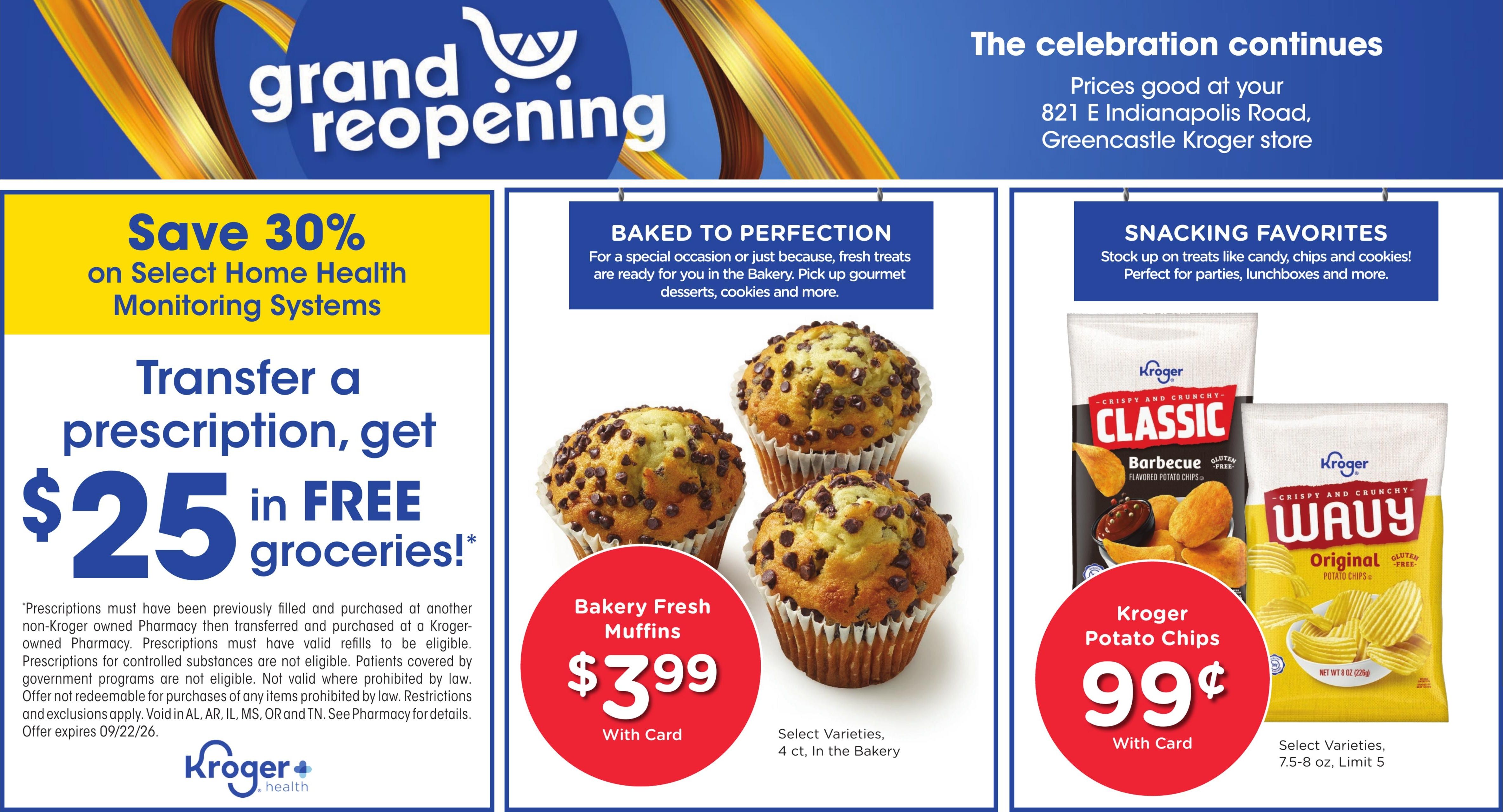 Kroger (Quincy Area, IN) Weekly Ad September 2 - 8, 2026