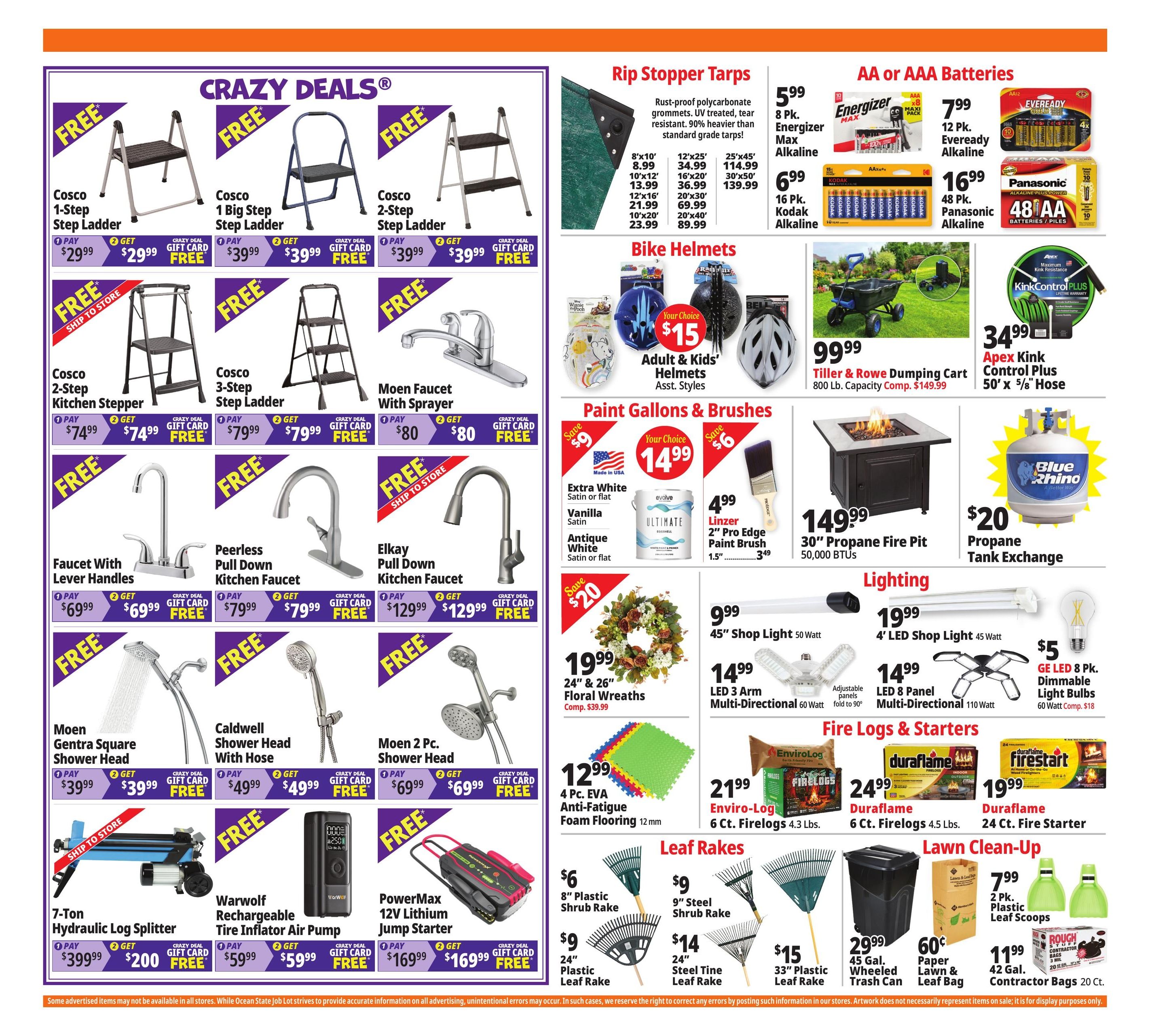 Ocean State Job Lot (Bridgeport Area, CT) Weekly Ad September 3 - 9, 2026