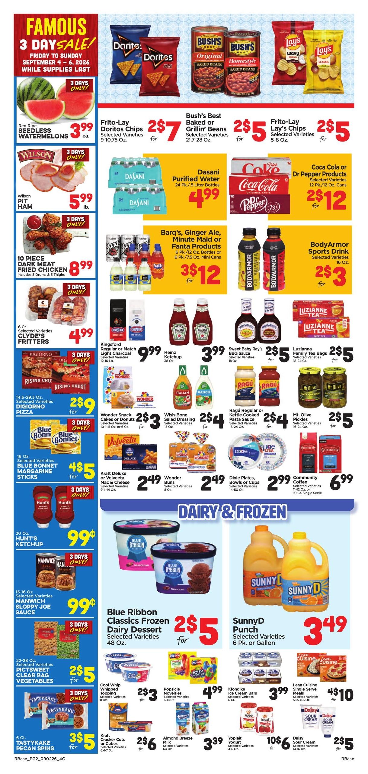 Ramey's (Brookhaven Area, MS) Weekly Ad September 2 - 8, 2026