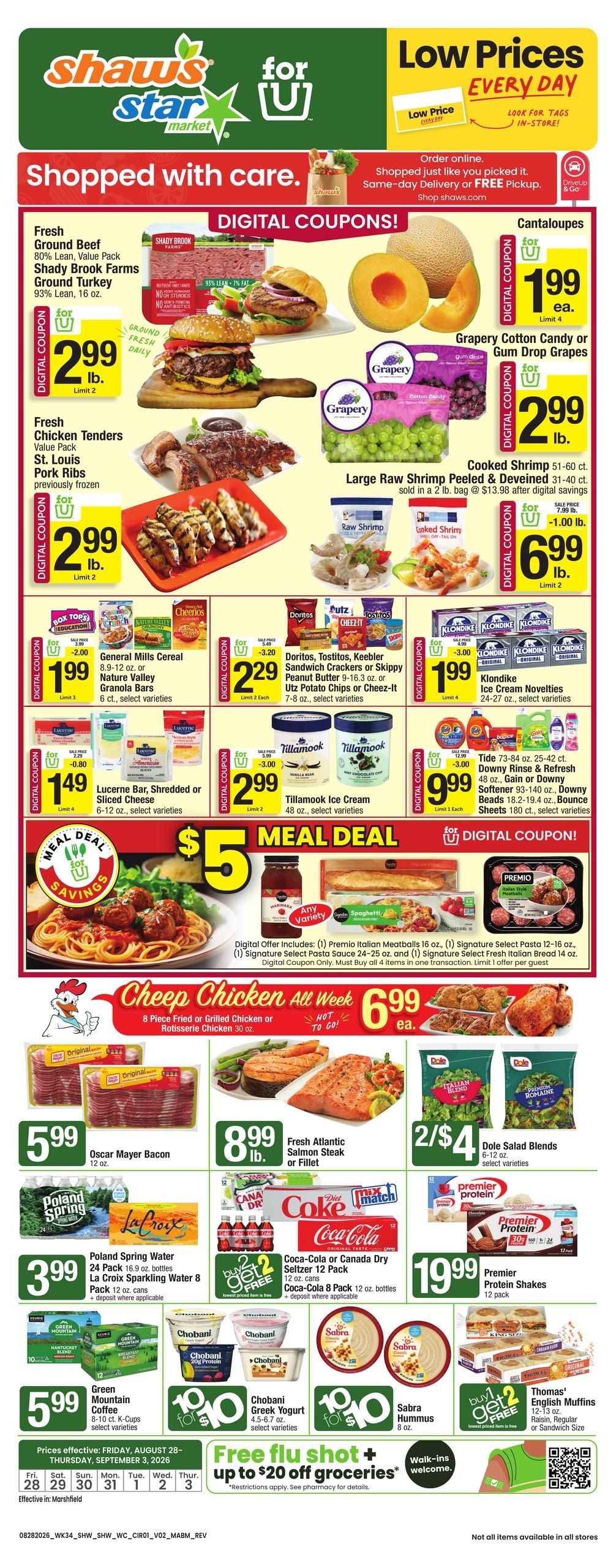 Star Market Weekly Ad August 28 - September 3, 2026
