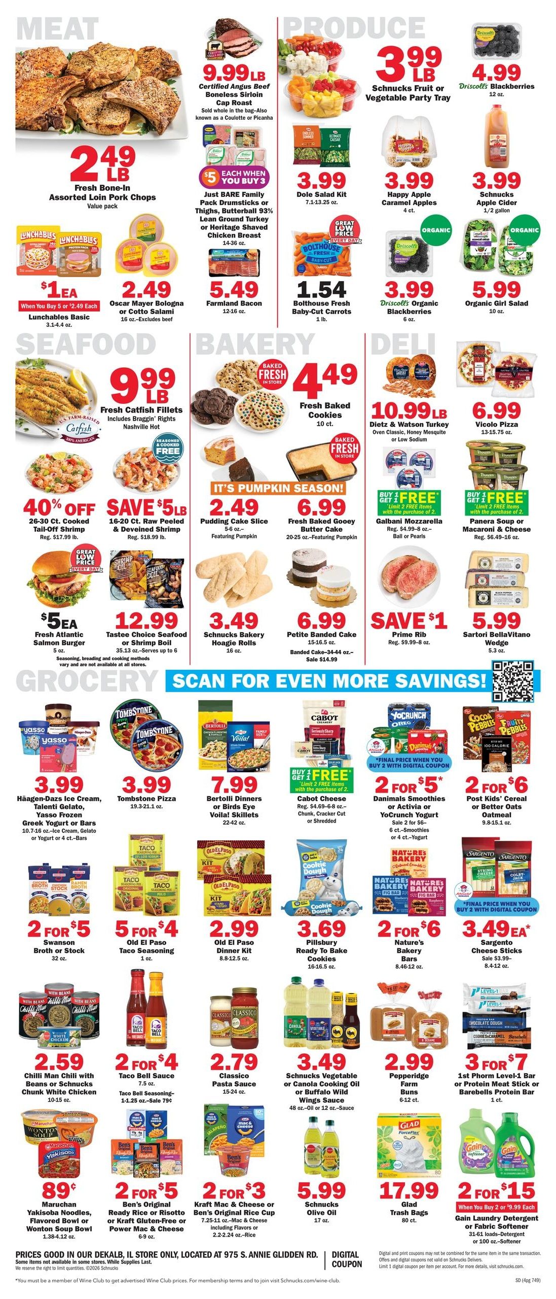 Schnucks (Algonquin Area, IL) Weekly Print Weekly Ad September 9 - 15, 2026