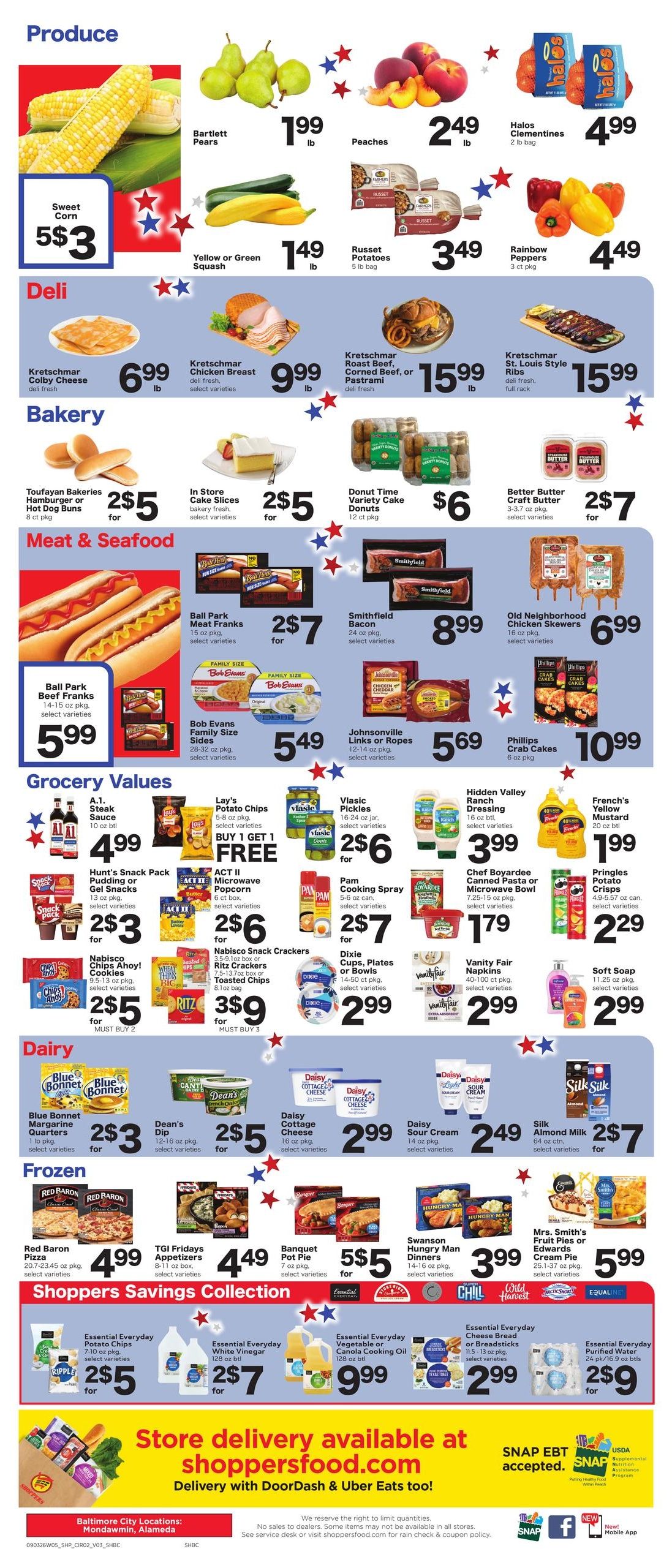 Shoppers (Baltimore-Pikesville Area, MD) Weekly Savings Weekly Ad September 3 - 9, 2026