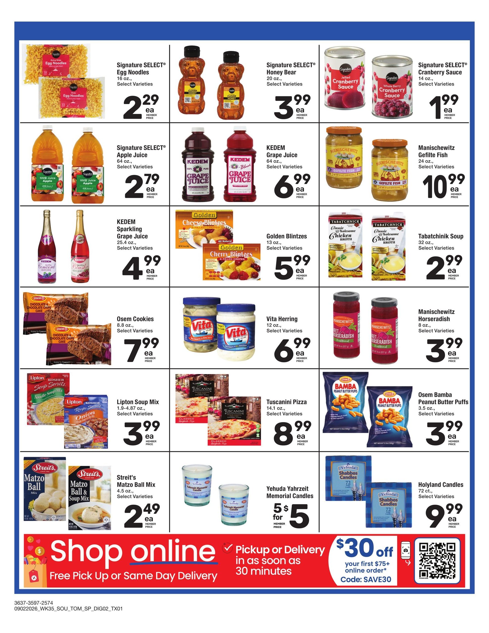 Tom Thumb Specialty Publication Weekly Ad September 2 - 8, 2026