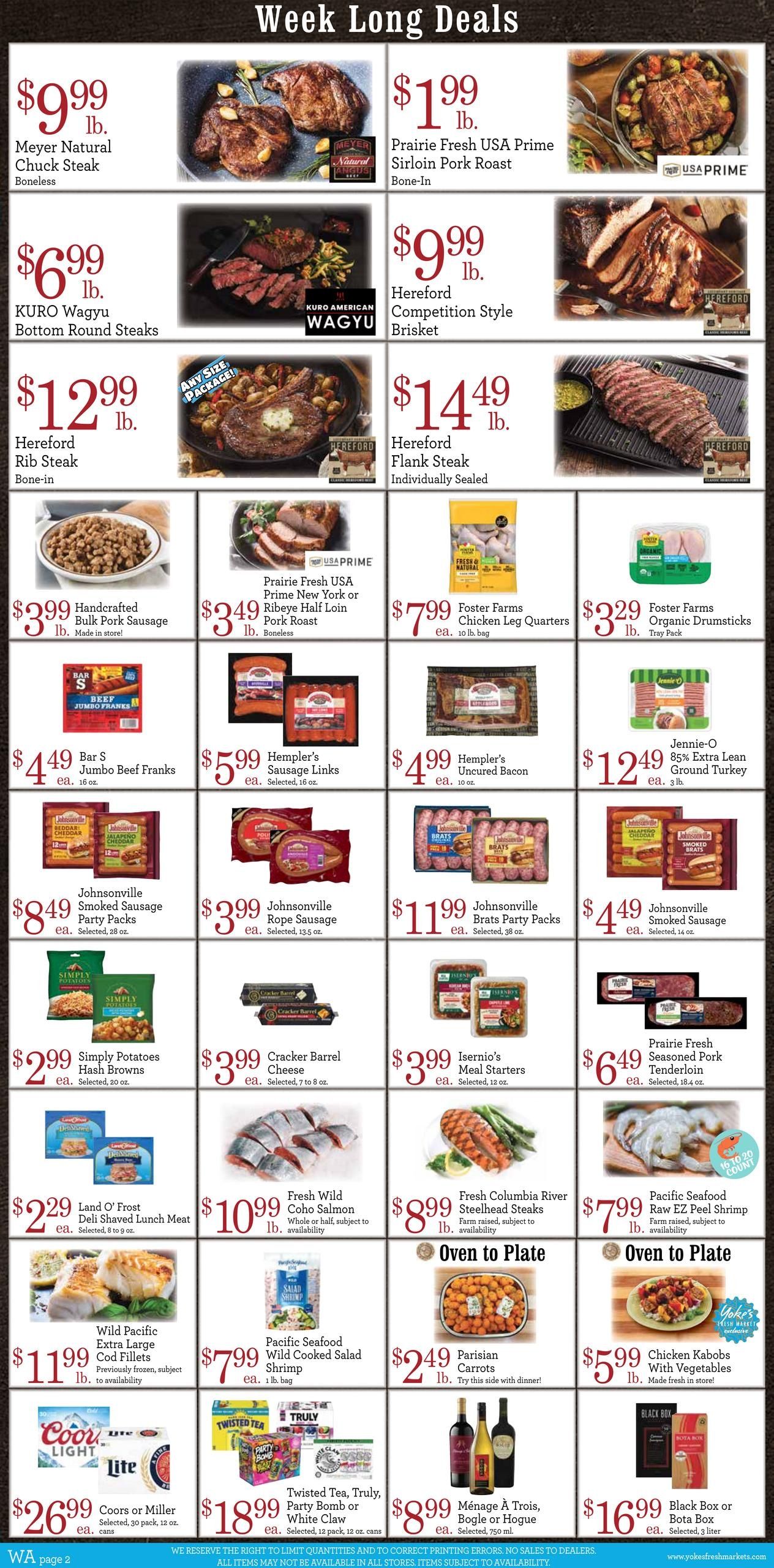 Yoke's Fresh Market (Kennewick Area, WA) Weekly Ad September 2 - 8, 2026