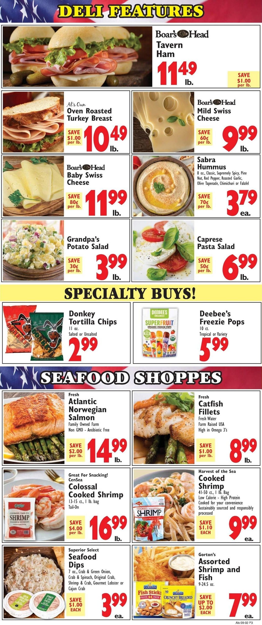 Al's Supermarket Weekly Ad September 2 - 8, 2026