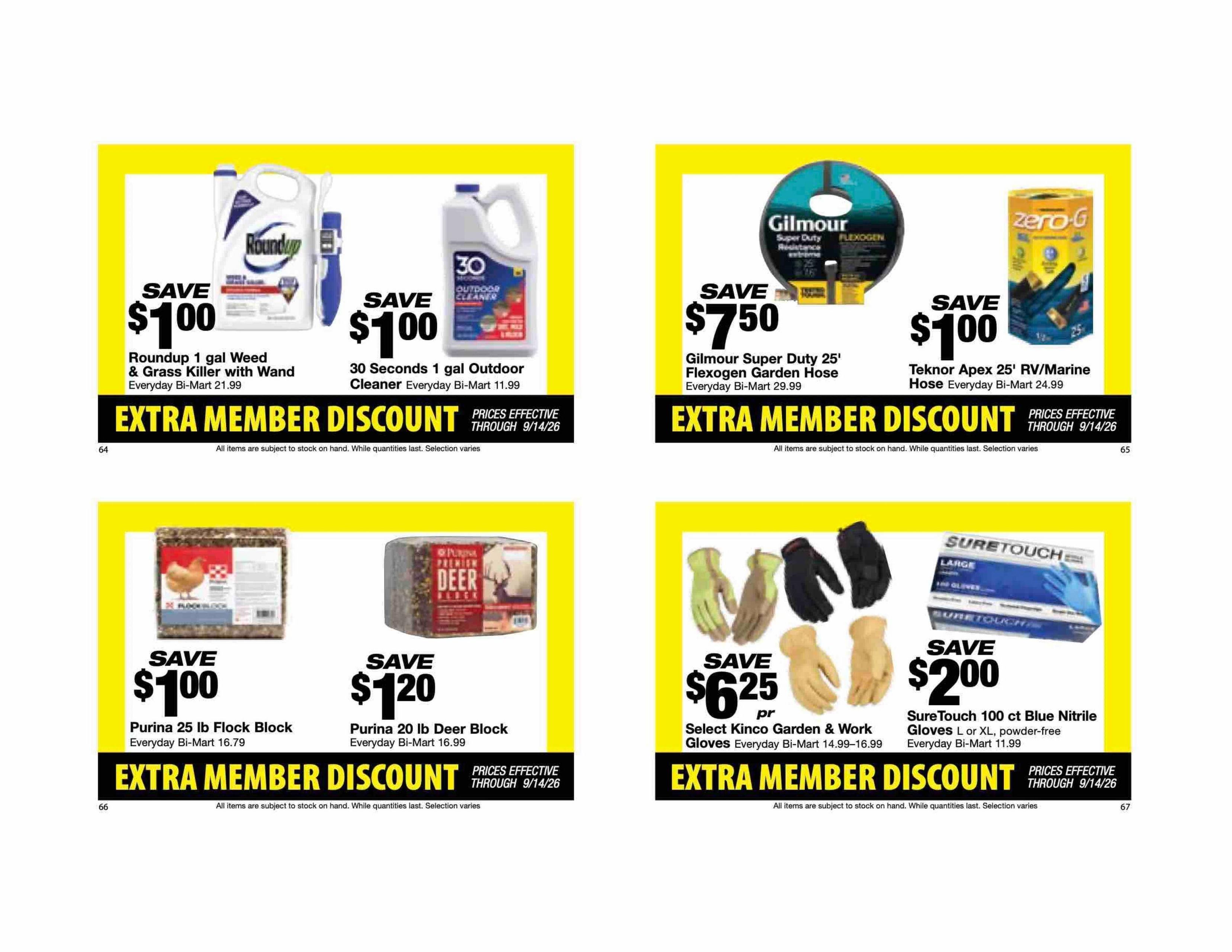 Bi-Mart (ID, OR, WA) Weekly Ad August 25 - September 14, 2026