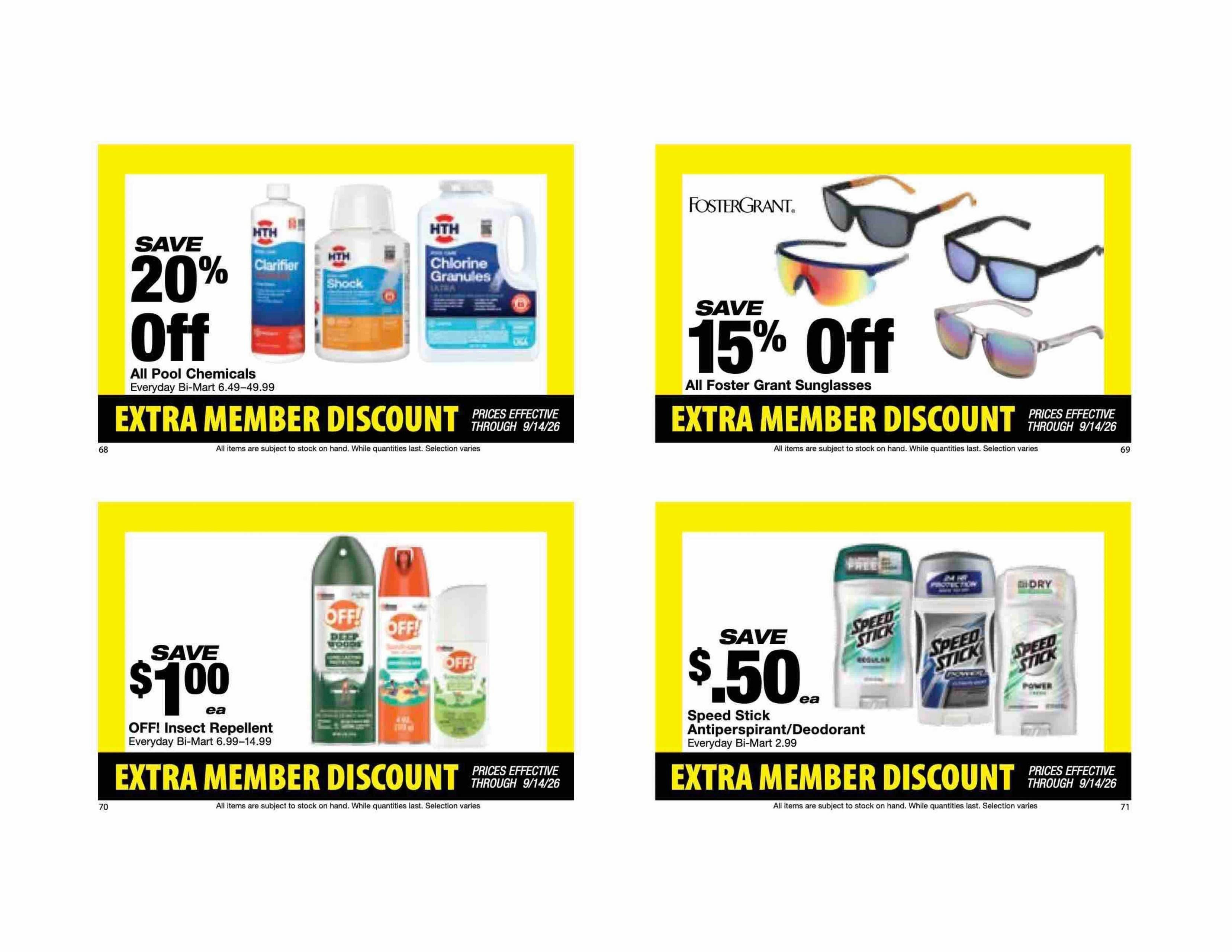 Bi-Mart (ID, OR, WA) Weekly Ad August 25 - September 14, 2026