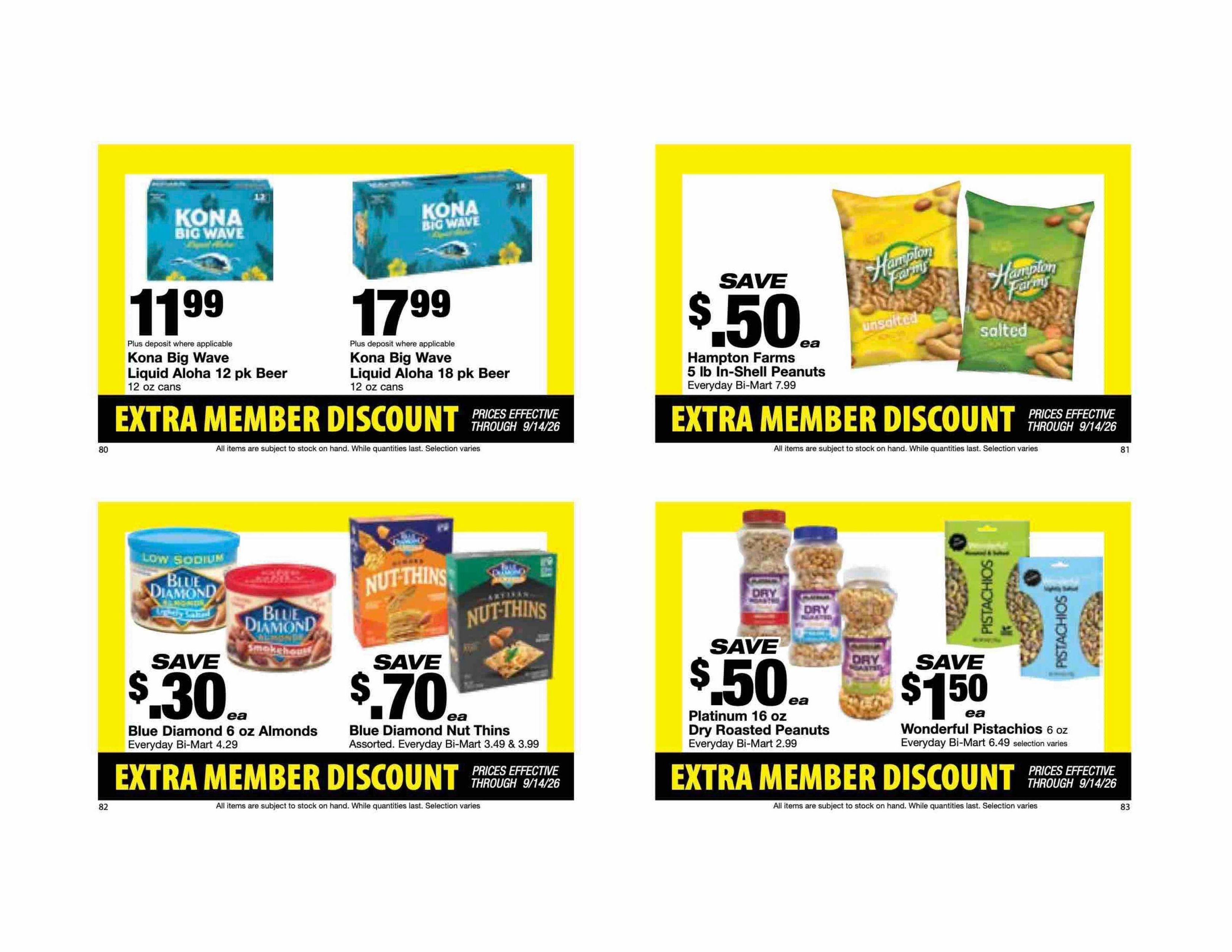 Bi-Mart (ID, OR, WA) Weekly Ad August 25 - September 14, 2026
