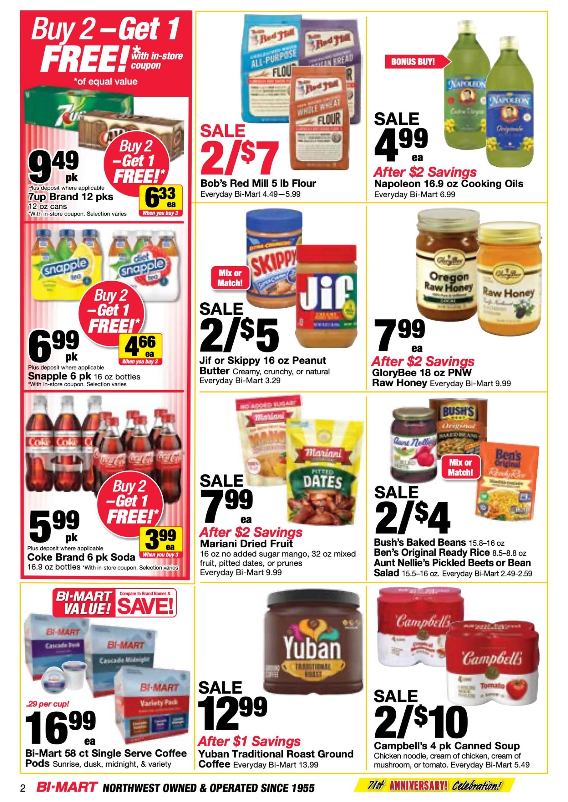 Bi-Mart (ID, OR, WA) Weekly Ad August 25 - September 14, 2026