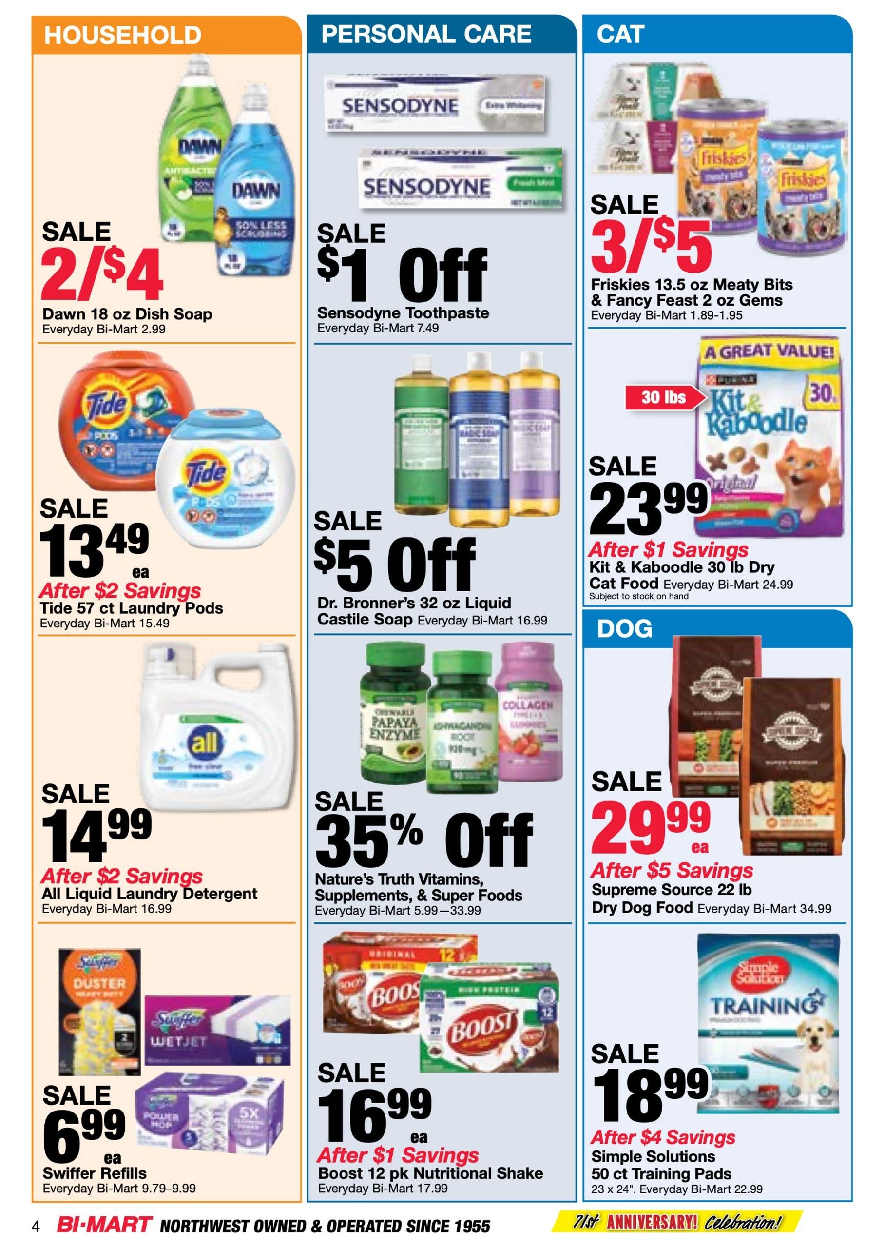Bi-Mart (ID, OR, WA) Weekly Ad August 25 - September 14, 2026