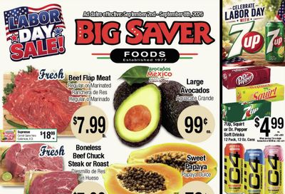 Big Saver Foods Weekly Ad September 2 - 8, 2026