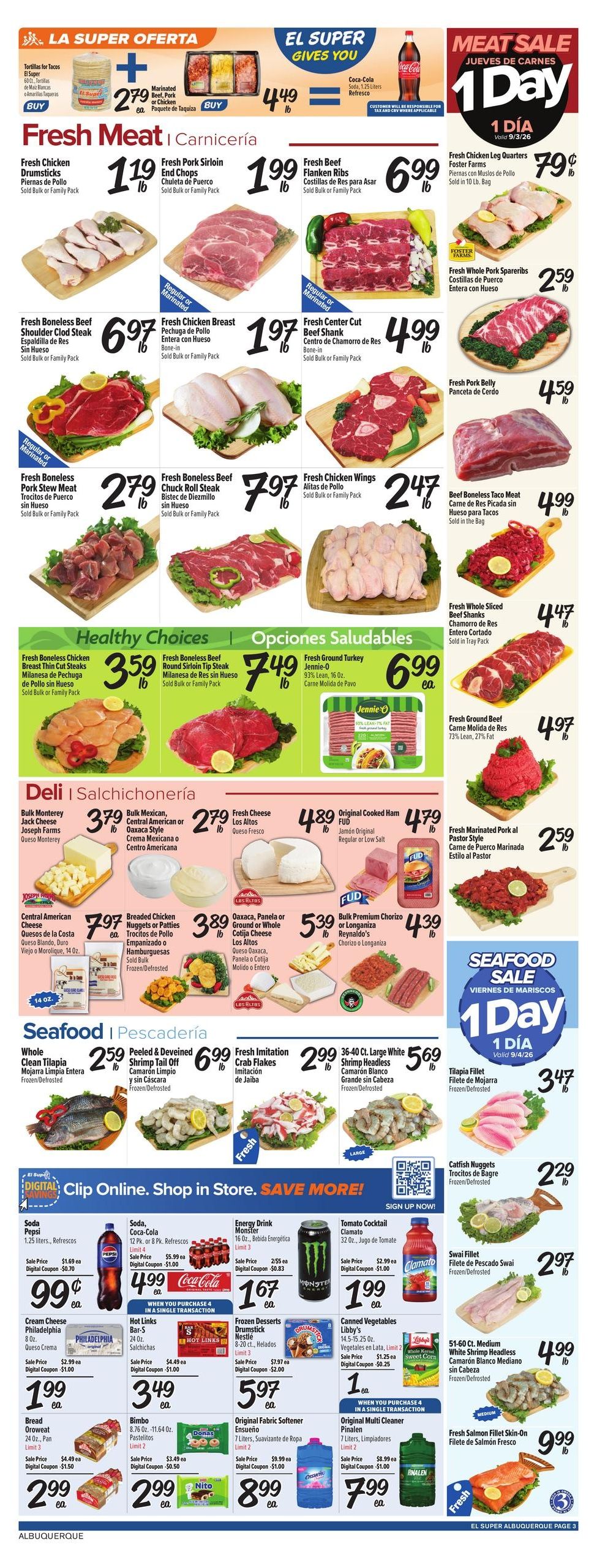 El Super (Albuquerque-Rio Rancho Area, NM) Weekly Ad September 2 - 8, 2026