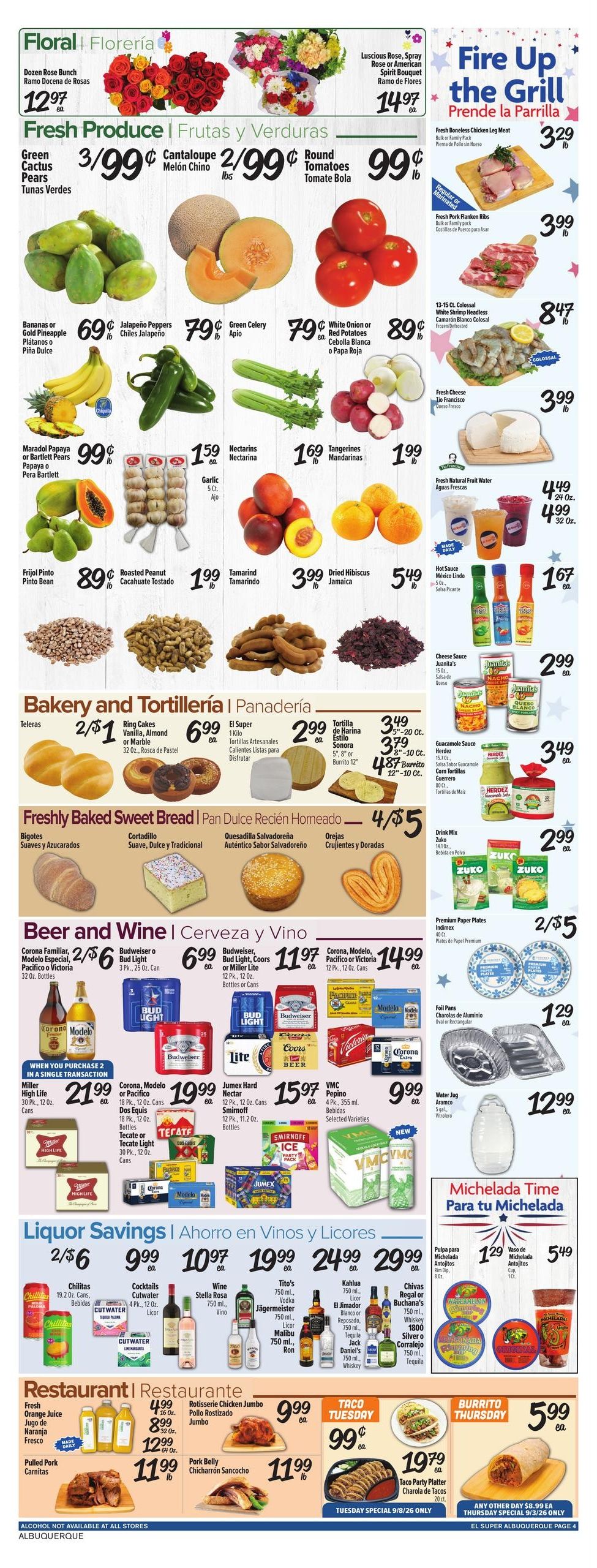 El Super (Albuquerque-Rio Rancho Area, NM) Weekly Ad September 2 - 8, 2026