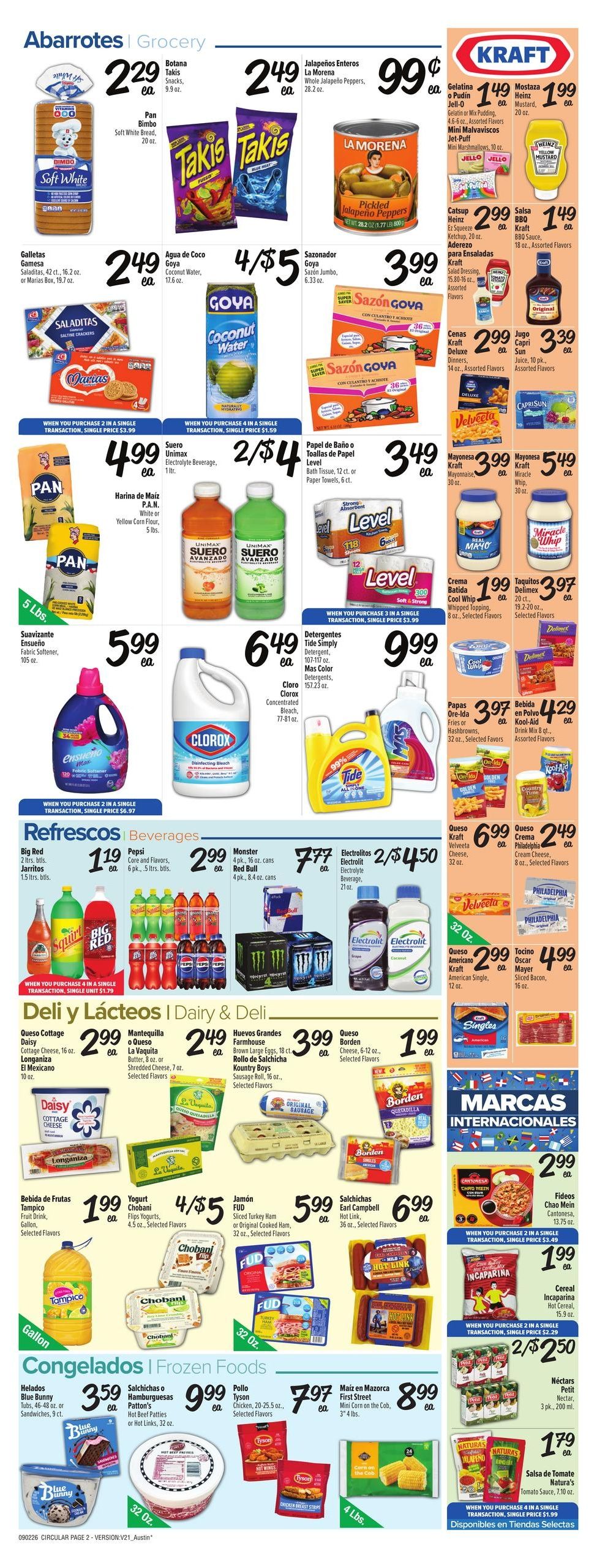 Fiesta Mart (Austin Area, TX) Weekly Ad September 2 - 8, 2026