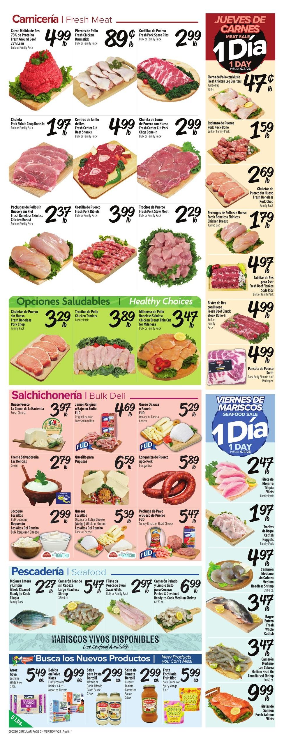 Fiesta Mart (Austin Area, TX) Weekly Ad September 2 - 8, 2026