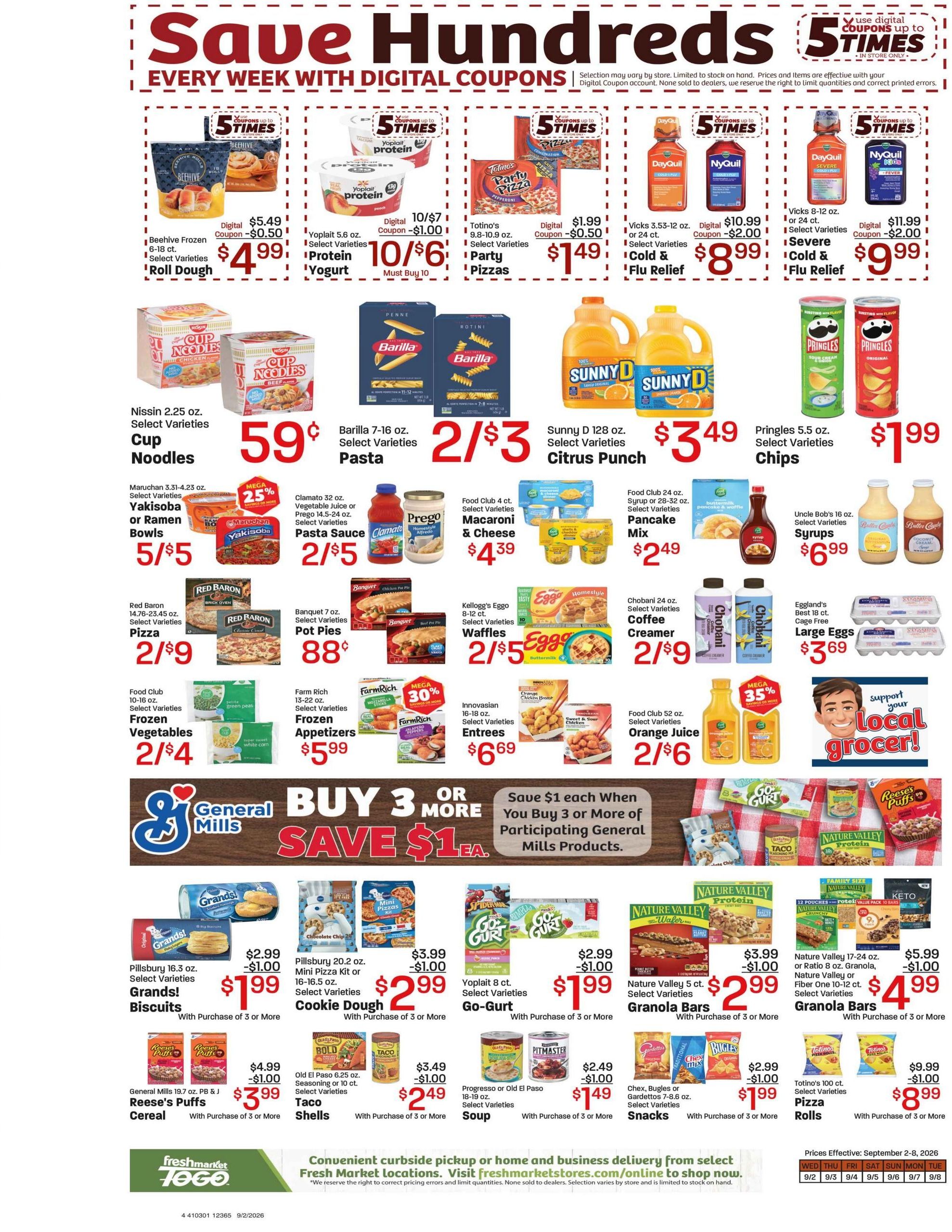 Fresh Market (Kamas Area, UT) Weekly Ad September 2 - 8, 2026