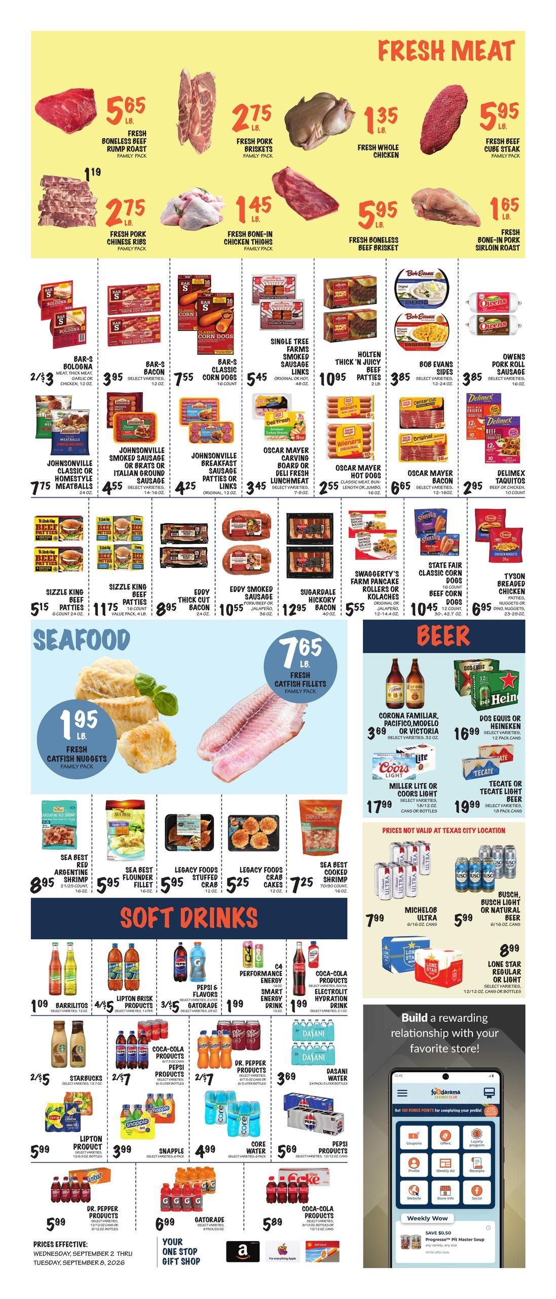 Foodarama Weekly Ad September 2 - 8, 2026