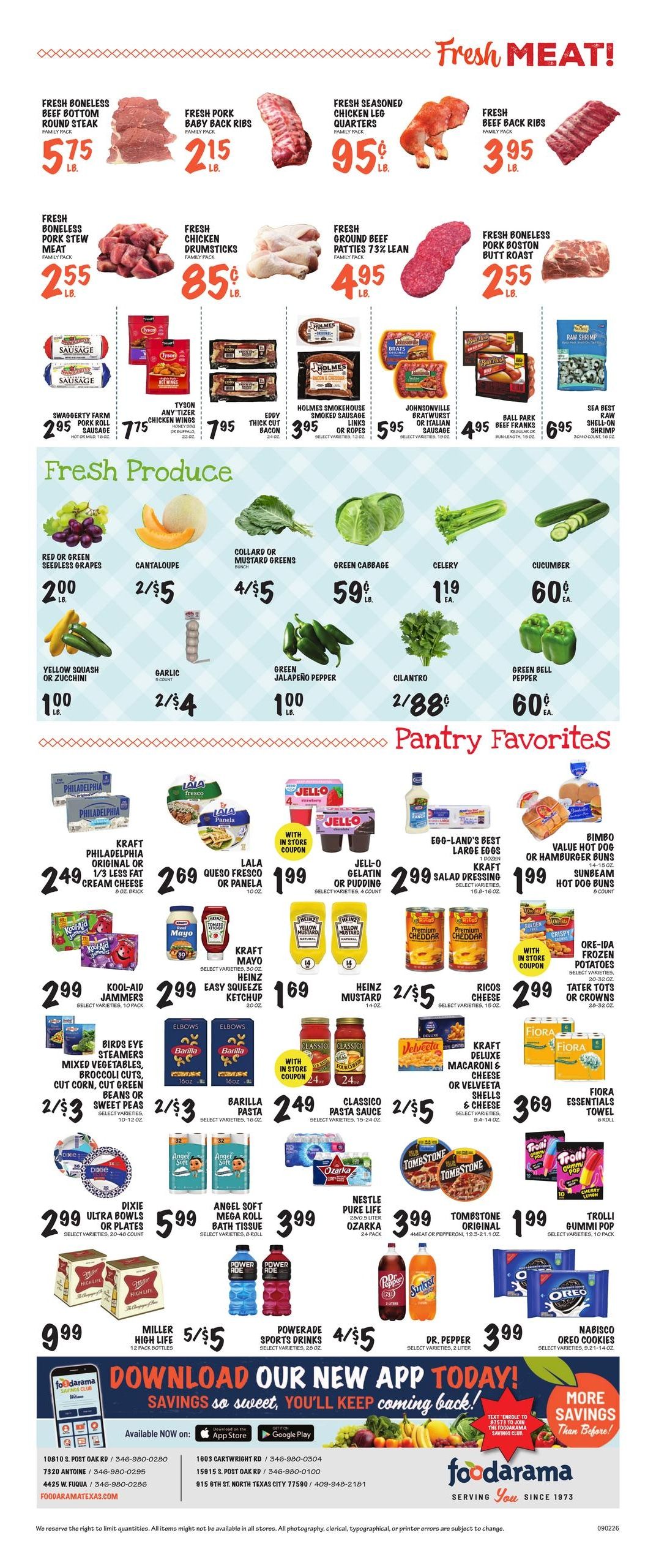 Foodarama Weekly Ad September 2 - 8, 2026