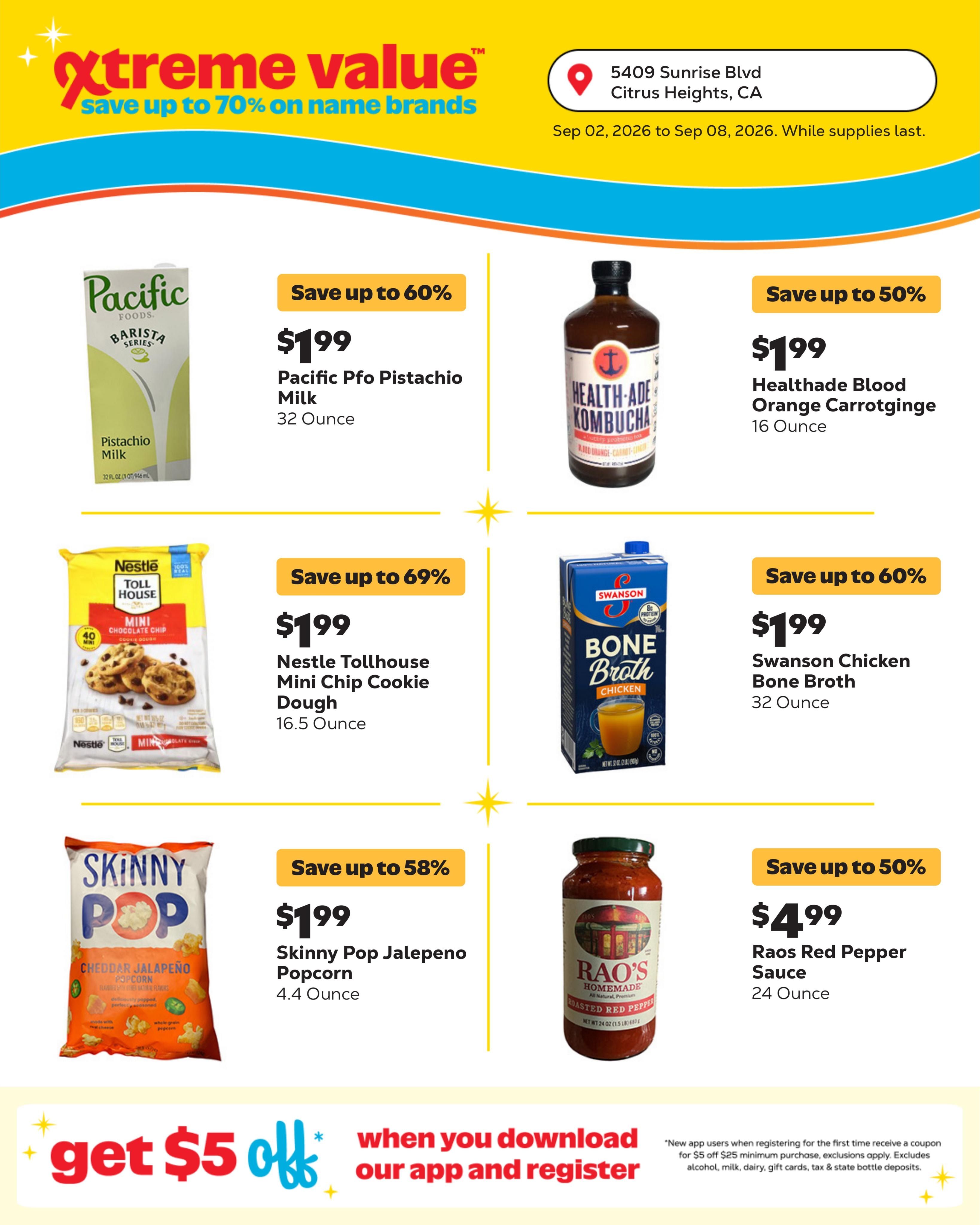 Grocery Outlet (Citrus Heights-Fair Oaks Area, CA) Weekly Ad September 2 - 8, 2026