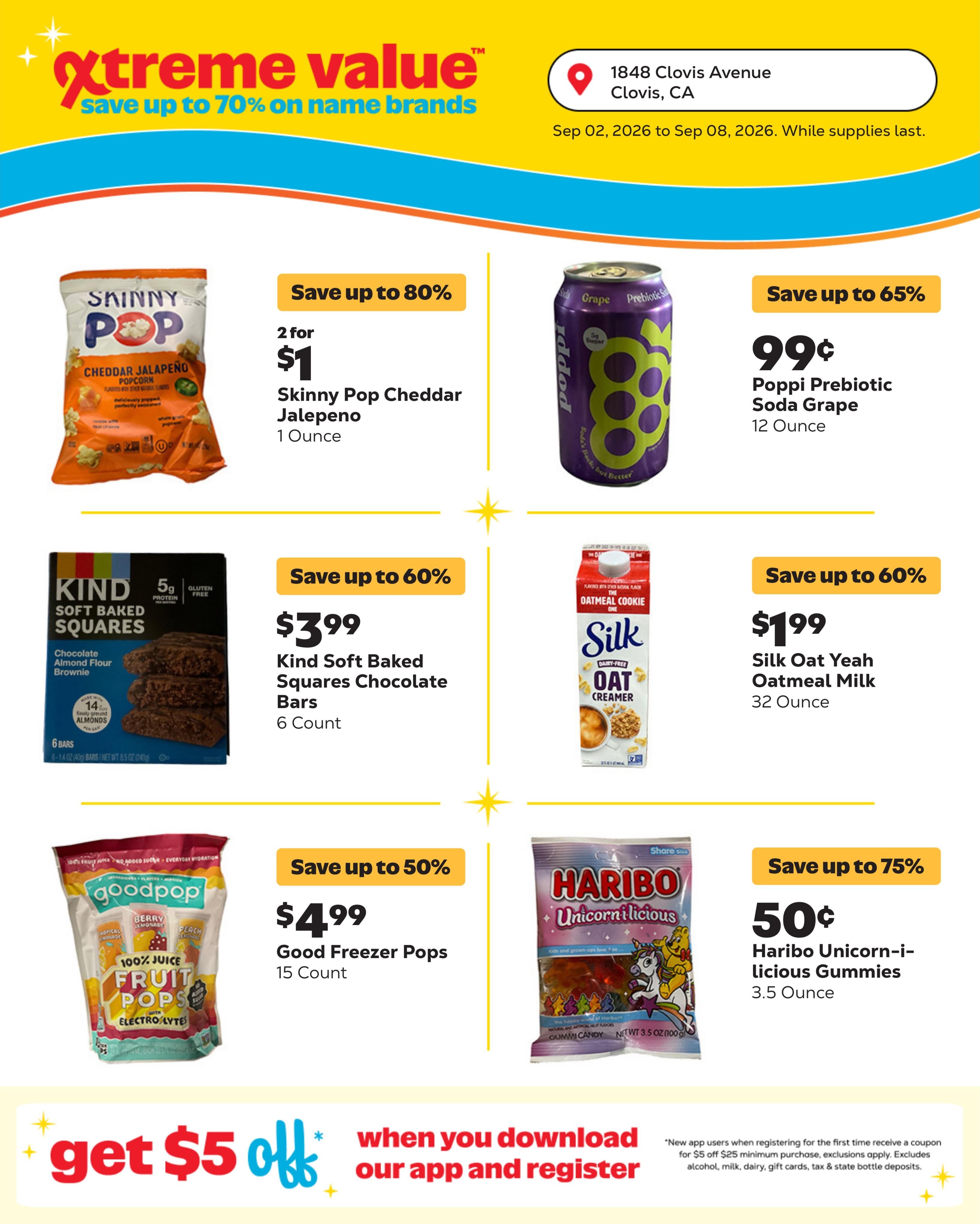 Grocery Outlet (Clovis Area, CA) Weekly Ad September 2 - 8, 2026