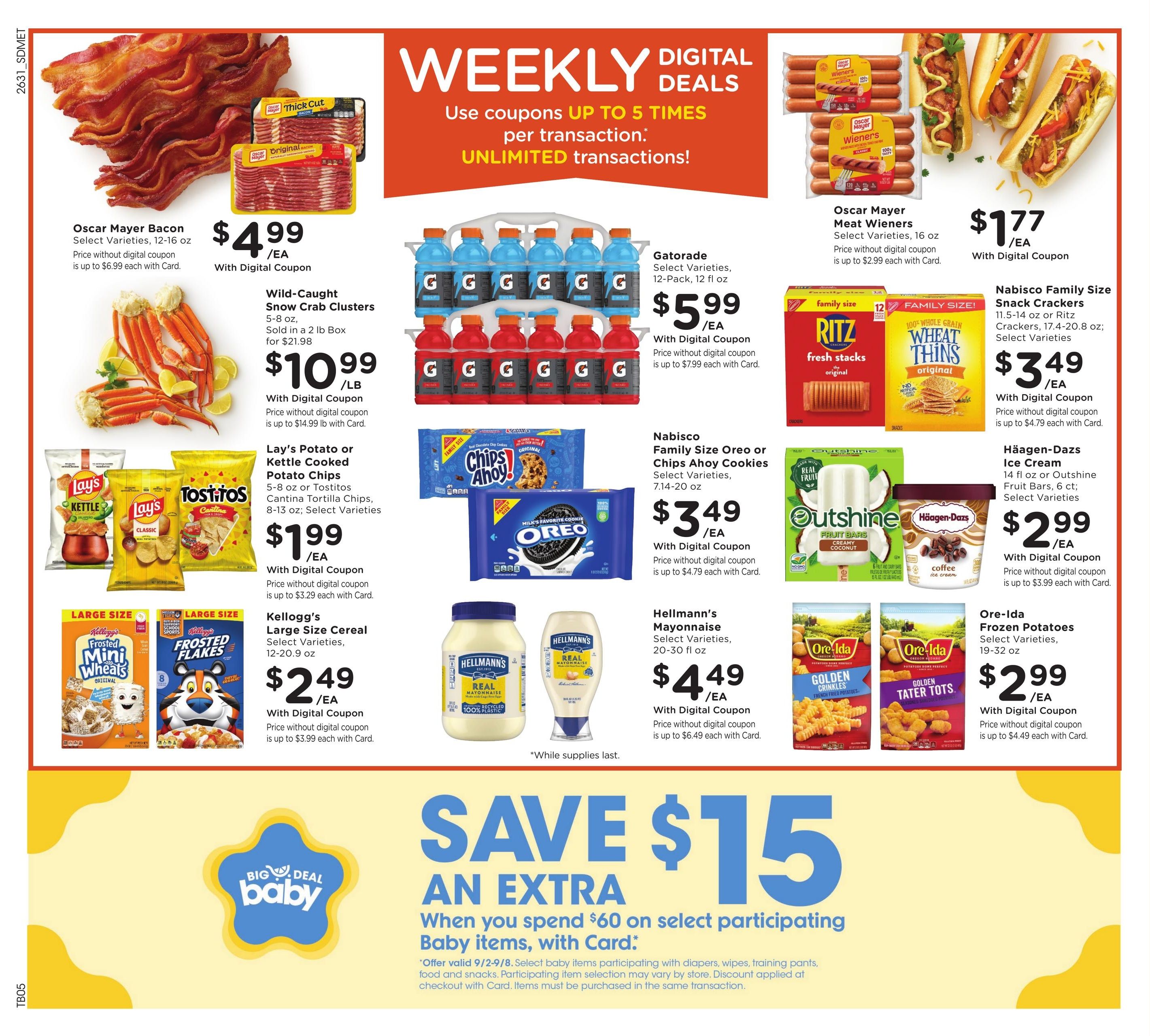 Kroger (Carrollton Area, TX) Weekly Ad September 2 - 8, 2026