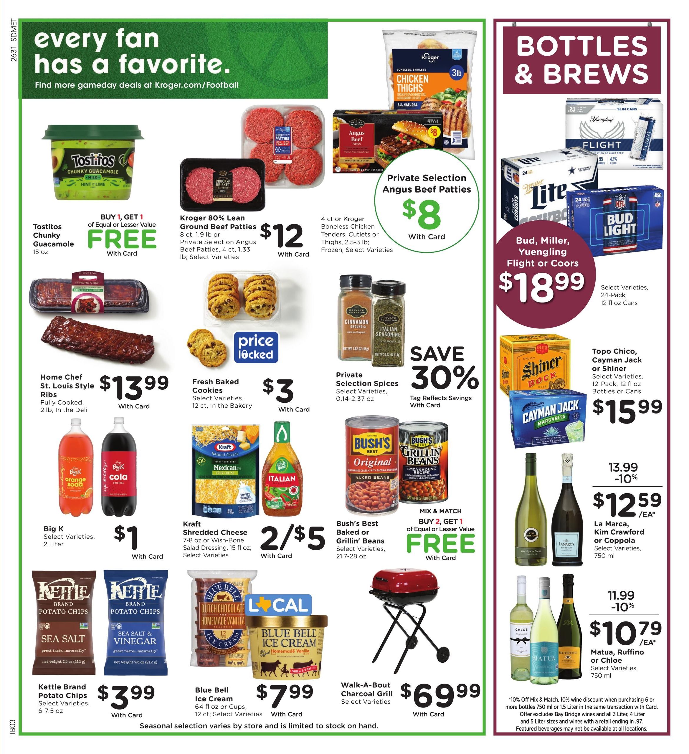Kroger (Carrollton Area, TX) Weekly Ad September 2 - 8, 2026