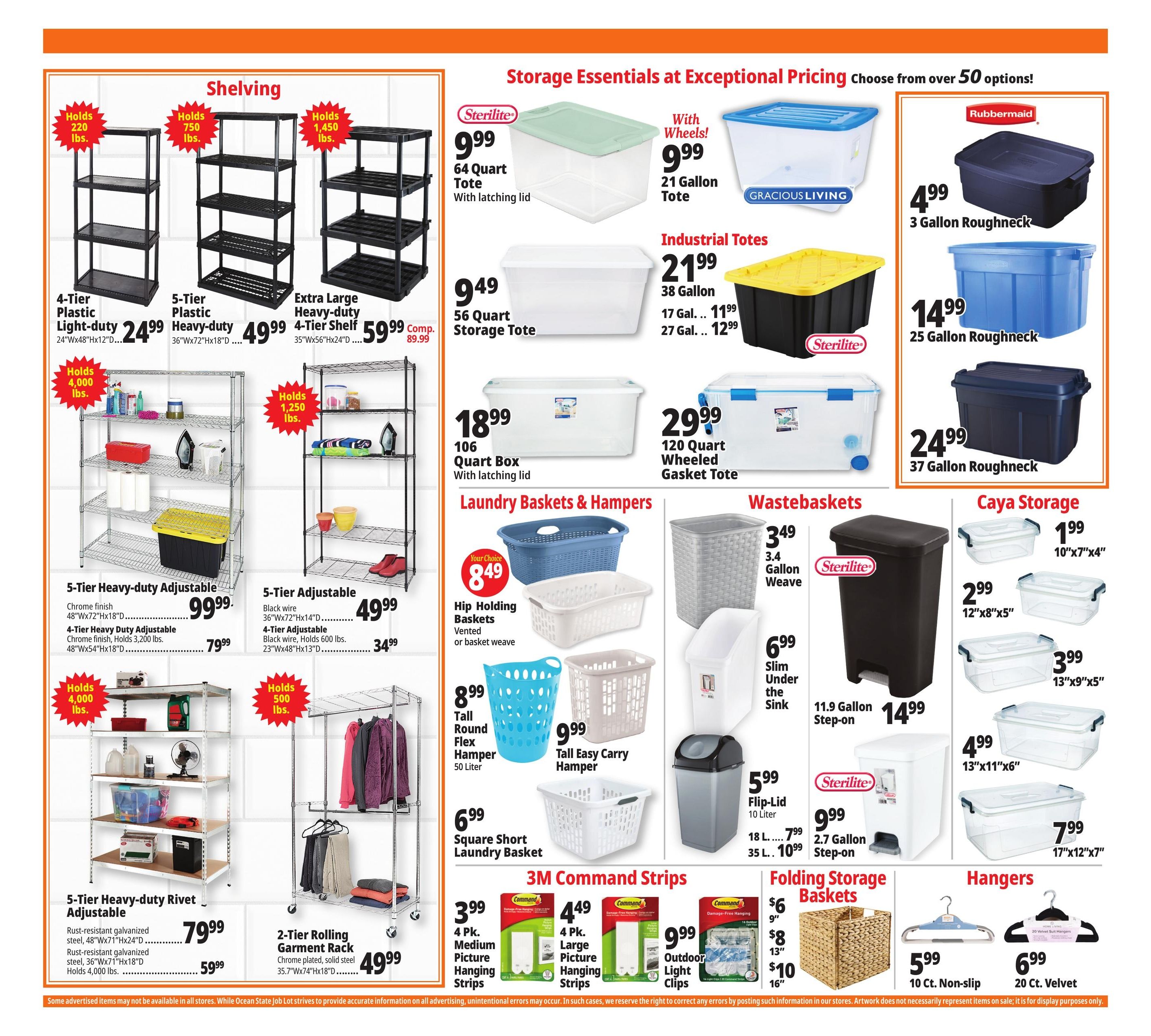 Ocean State Job Lot (Parcel Return Service Area, DC) Weekly Ad September 3 - 9, 2026