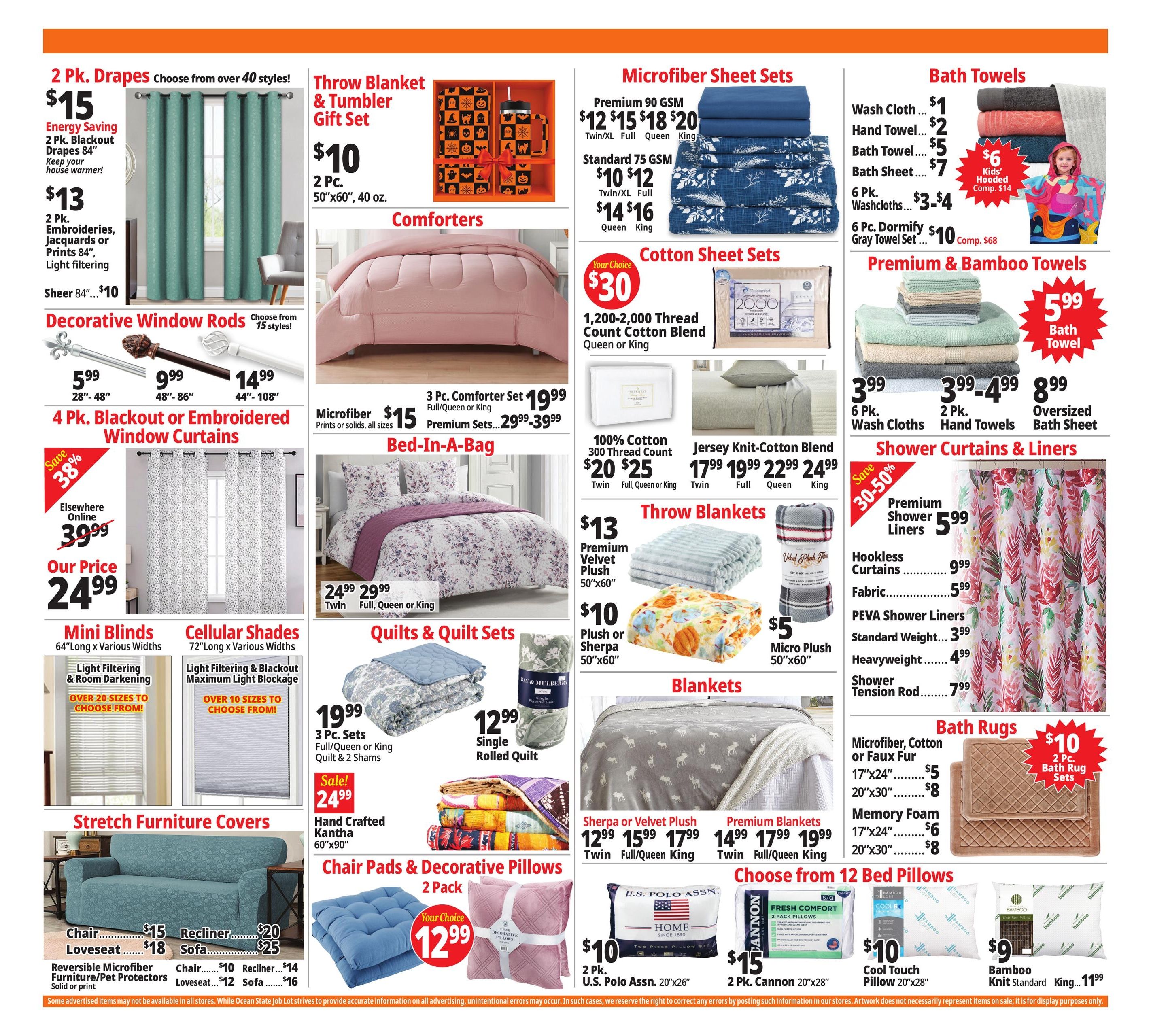 Ocean State Job Lot (Parcel Return Service Area, DC) Weekly Ad September 3 - 9, 2026