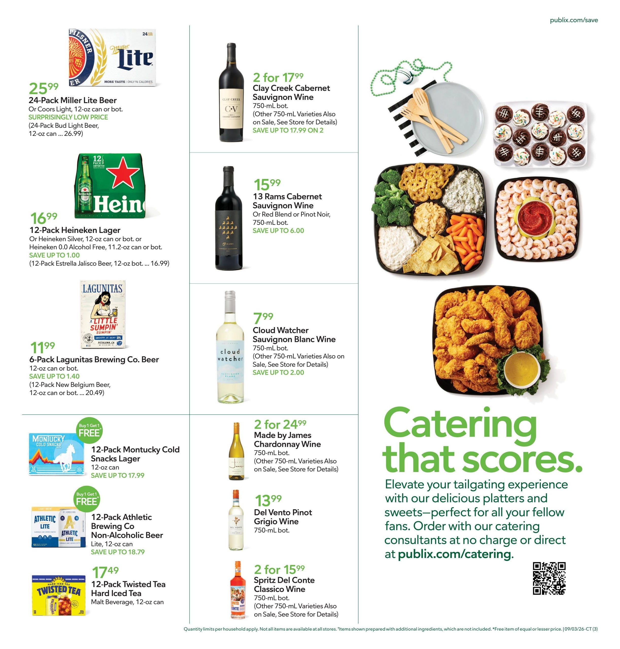Publix (Charleston-North Charleston Area, SC) Weekly Ad September 2 - 8, 2026