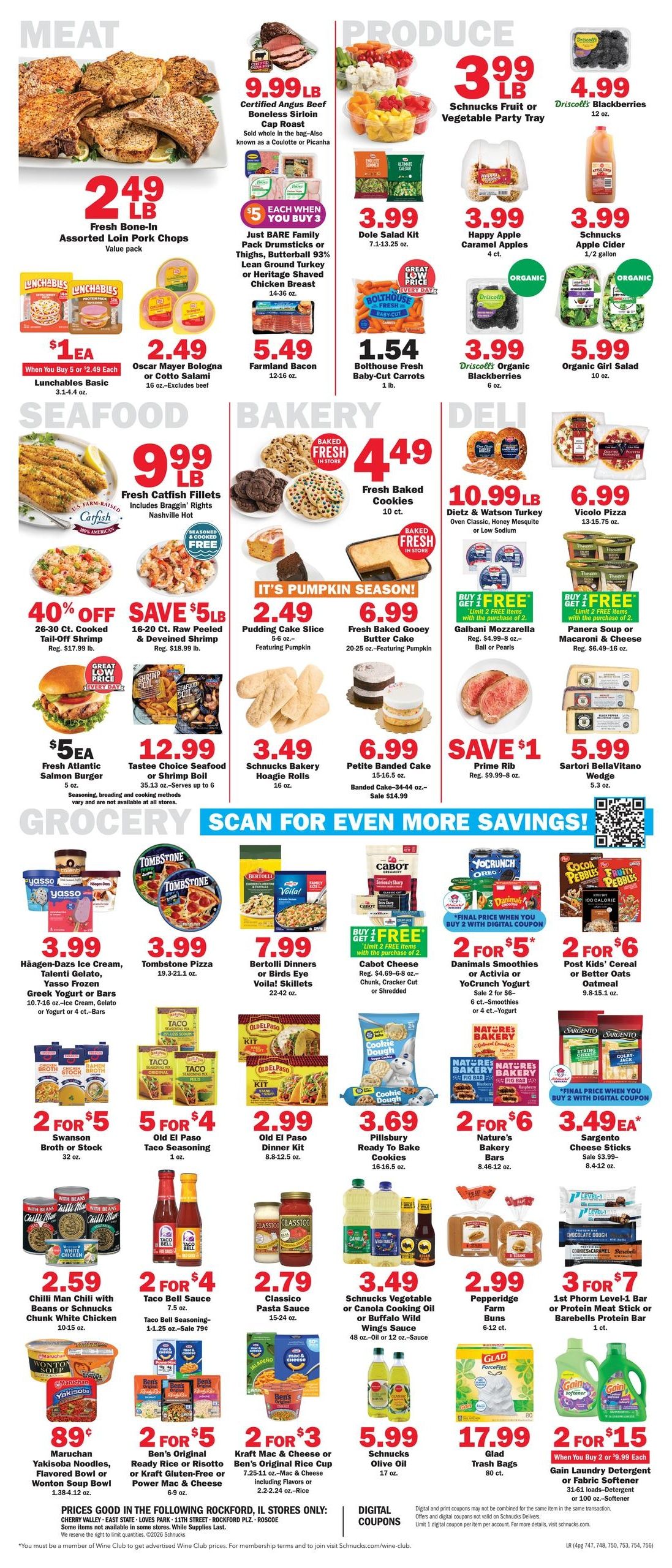 Schnucks (Capron Area, IL) Weekly Print Weekly Ad September 9 - 15, 2026