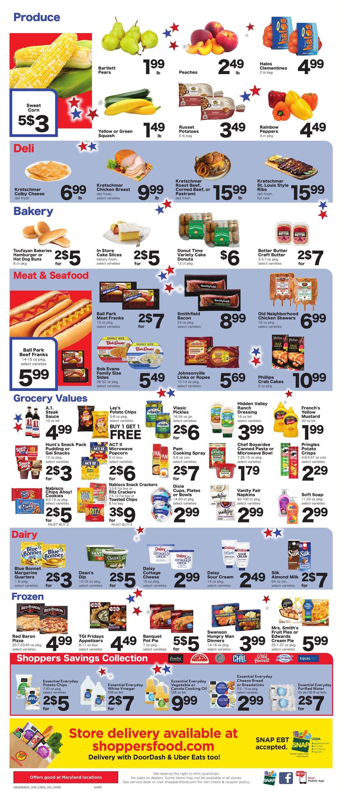Shoppers (Parcel Return Service Area, DC) Weekly Savings Weekly Ad September 3 - 9, 2026