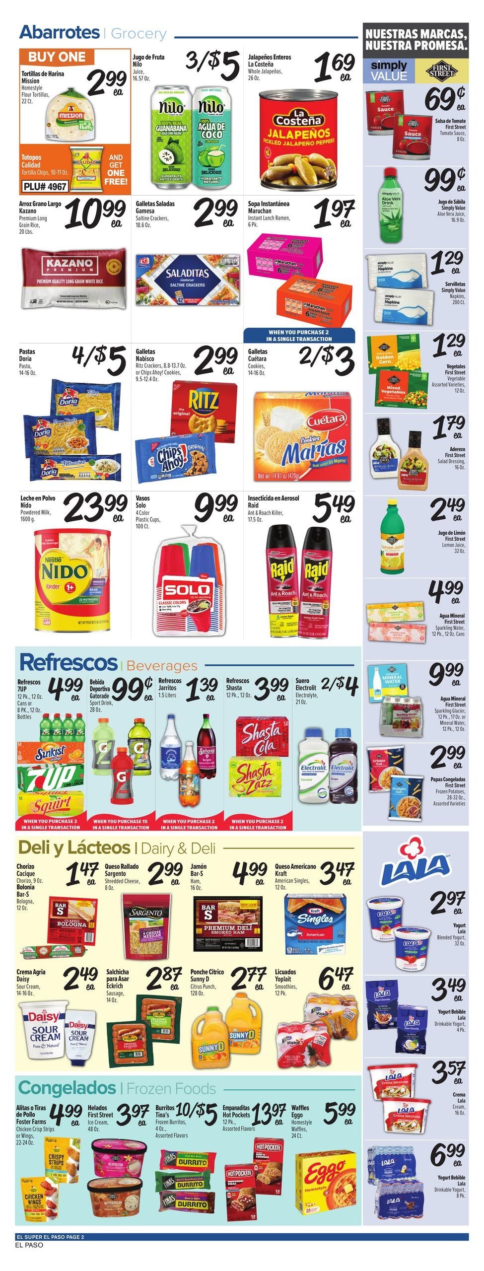 El Super (El Paso Area, TX) Weekly Ad September 2 - 8, 2026