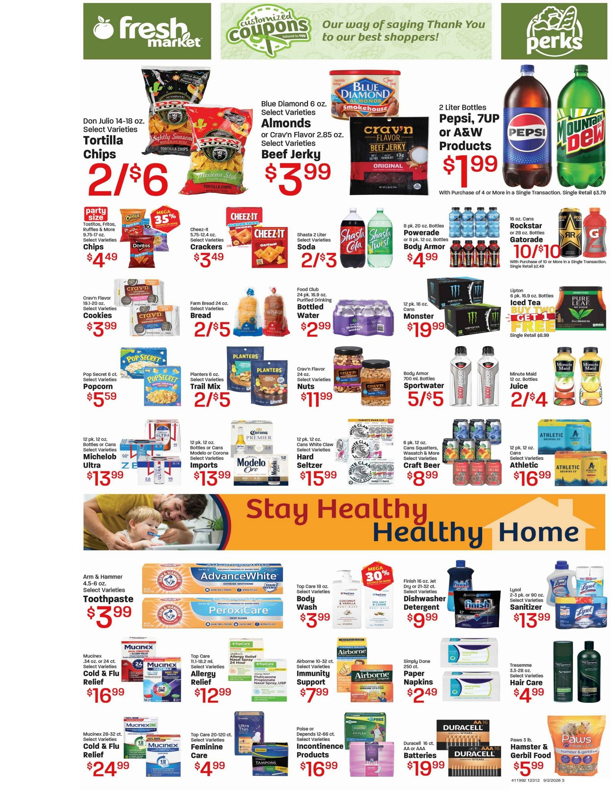 Fresh Market (Provo Area, UT) Weekly Ad September 2 - 8, 2026