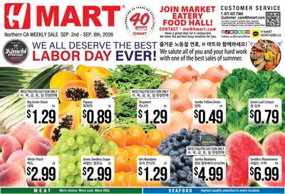 H Mart (San Jose Area, CA) Weekly Ad September 2 - 8, 2026