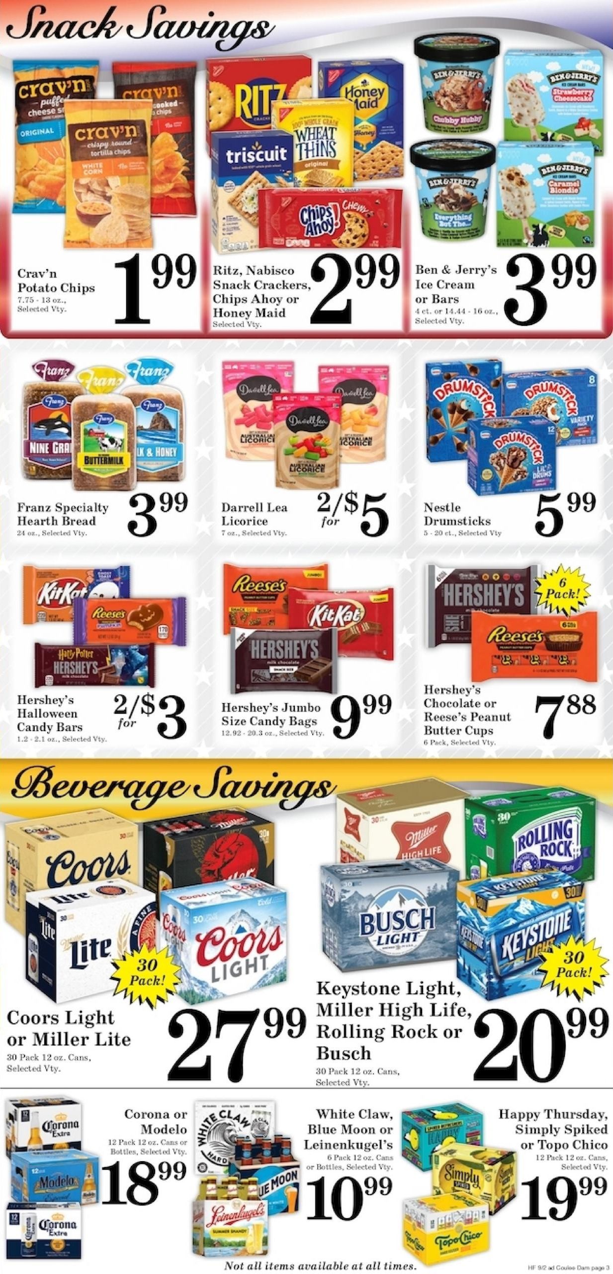 Harvest Foods (Coulee City Area, WA) Weekly Ad September 2 - 8, 2026