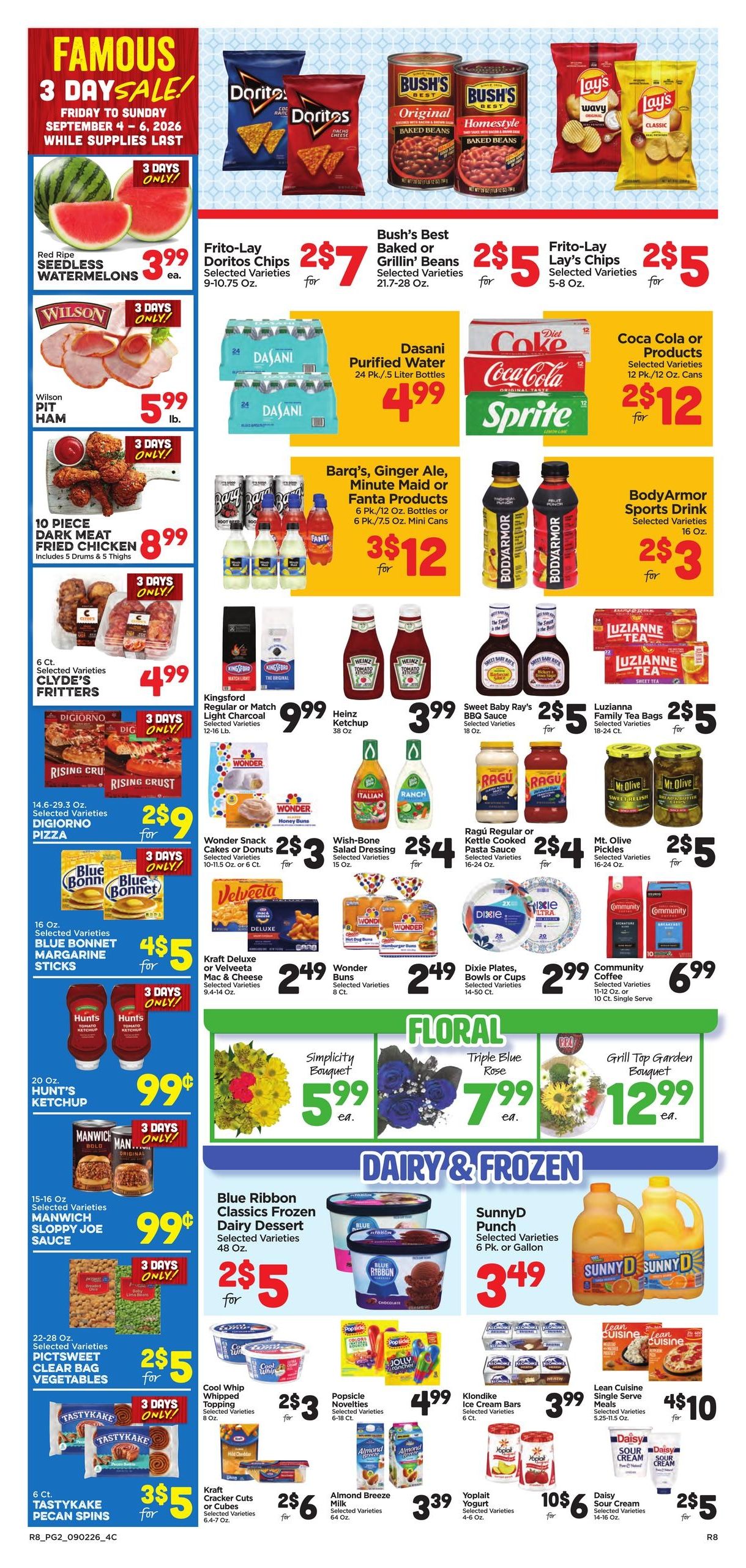Ramey's (Hattiesburg Area, MS) Weekly Ad September 2 - 8, 2026