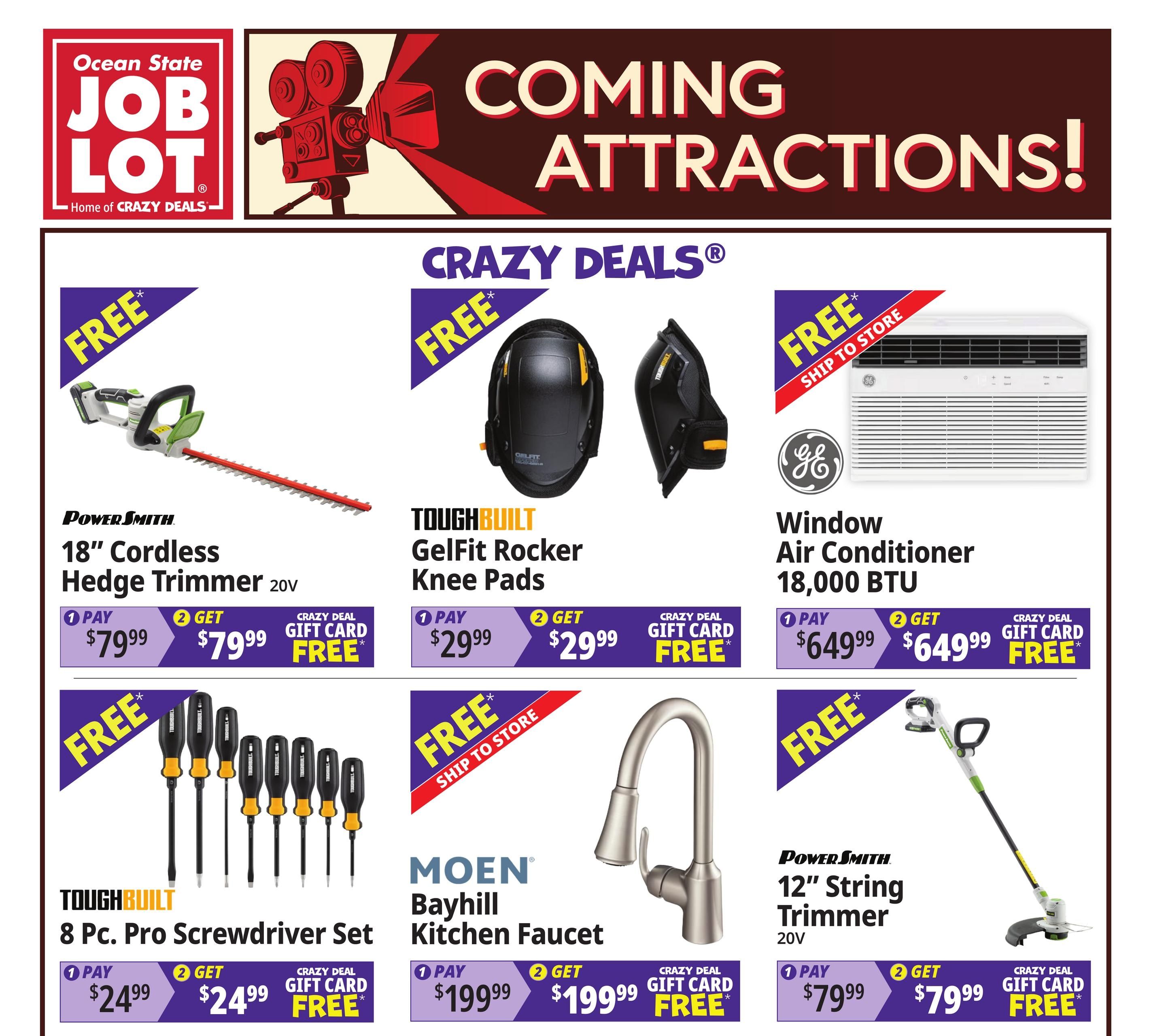 Ocean State Job Lot Coming Attractions Weekly Ad September 3 - 9, 2026