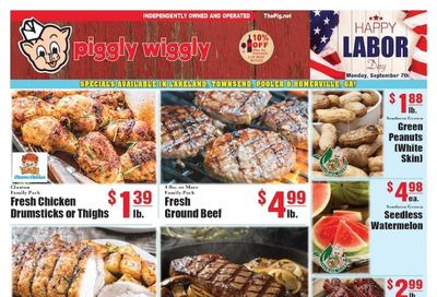 Piggly Wiggly (Alapaha Area, GA) Weekly Ad September 2 - 8, 2026