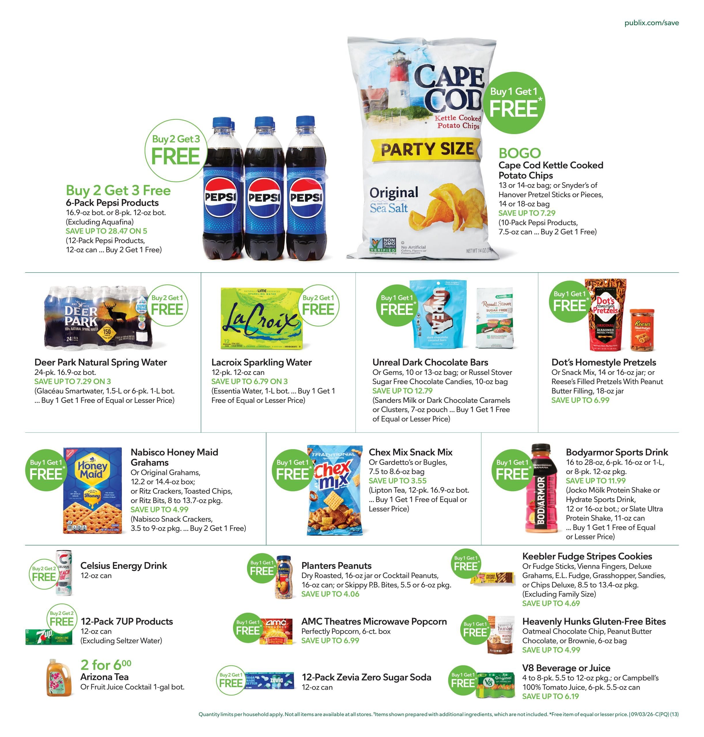 Publix (Chattanooga Area, TN) Weekly Ad September 2 - 8, 2026