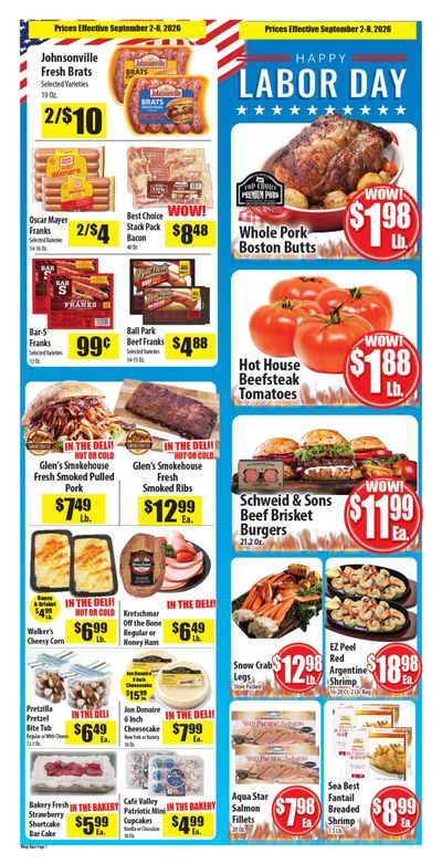 Town & Country Supermarket (Cadet Area, MO) Weekly Ad September 2 - 8, 2026