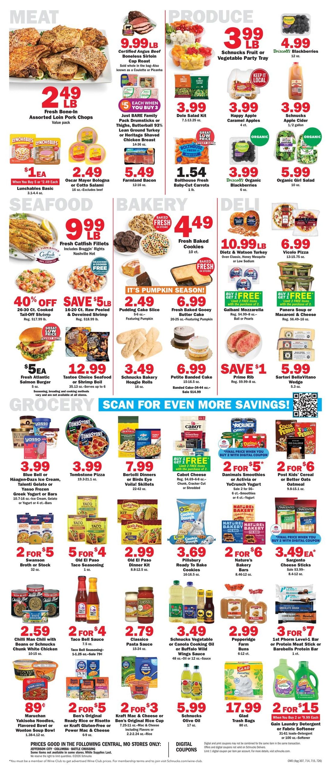 Schnucks (Columbia Area, MO) Weekly Print Weekly Ad September 9 - 15, 2026
