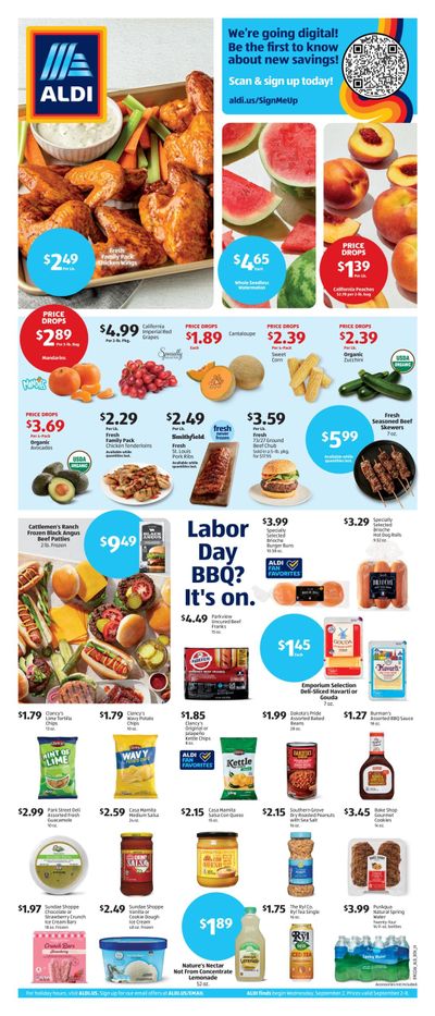 ALDI (Balch Springs Area, TX) Weekly Ad September 2 - 8, 2026