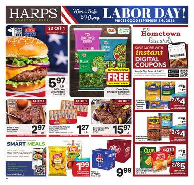 Harps Foods (Manila Area, AR) Weekly Ad September 2 - 8, 2026