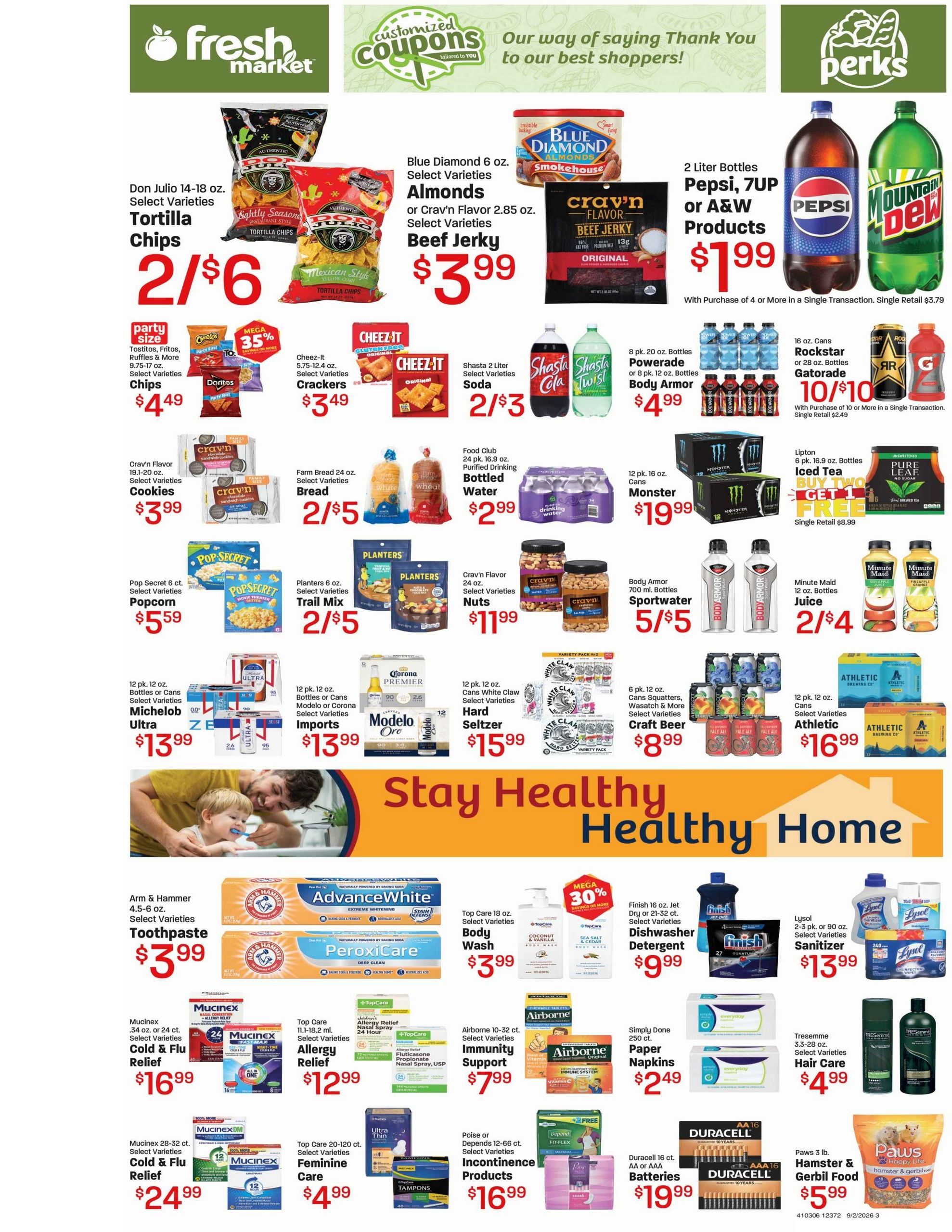 Fresh Market (Salt Lake City-West Valley City Area, UT) Weekly Ad September 2 - 8, 2026